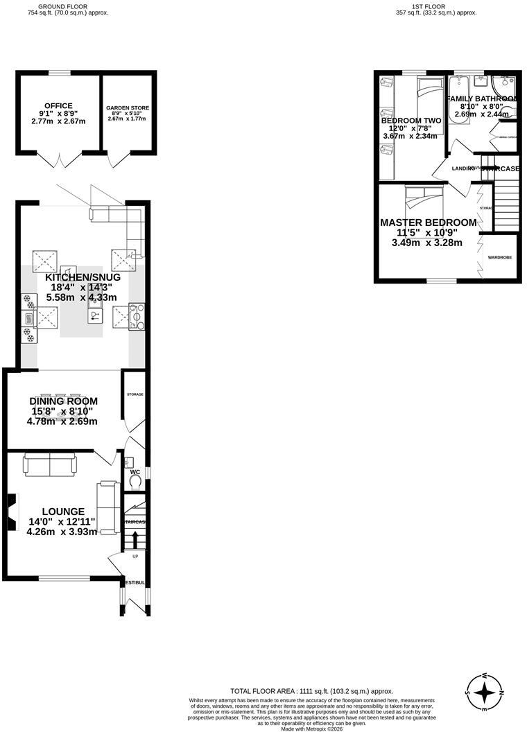 Poplar Avenue, Longton, Preston floorplan