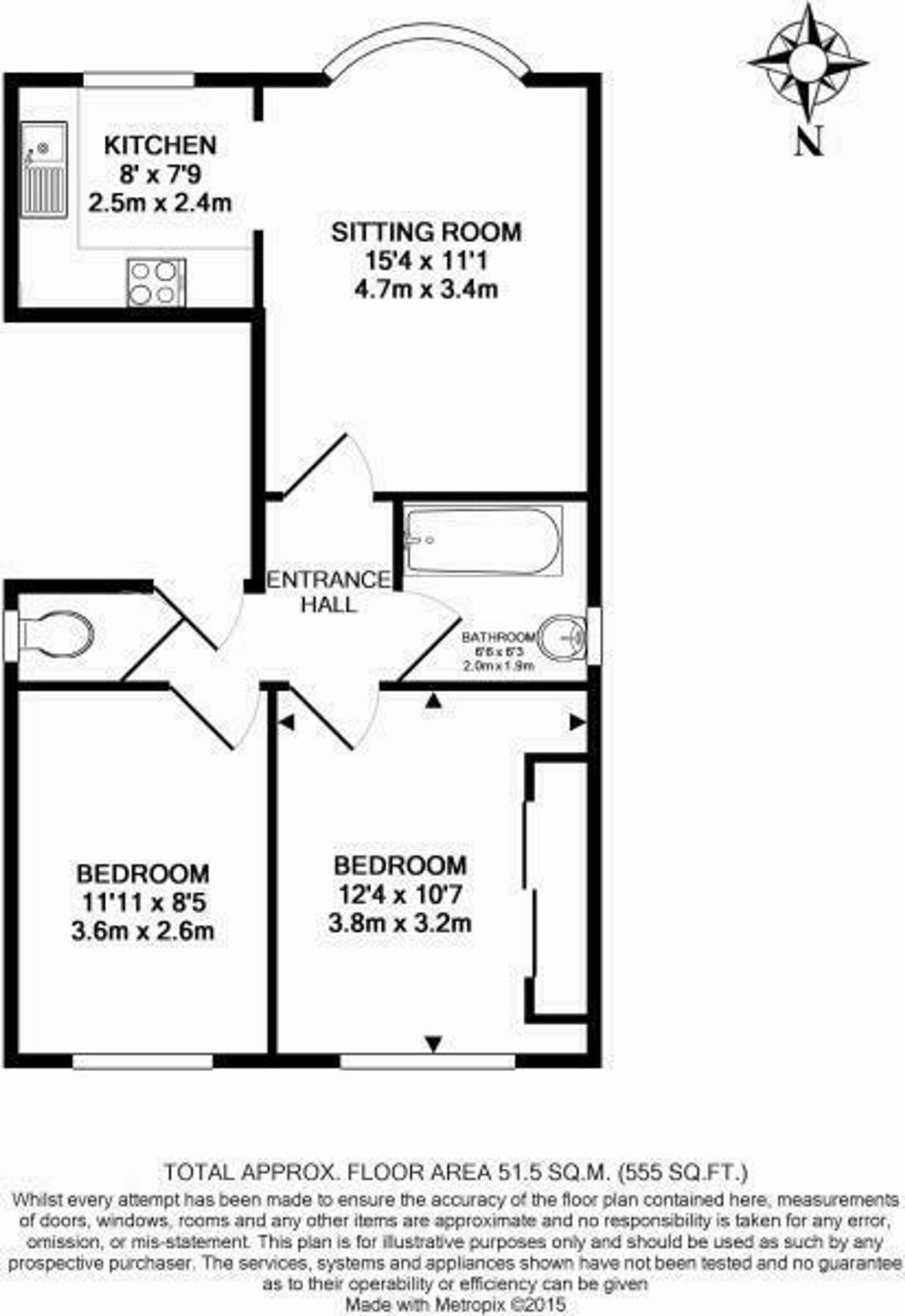 Parkwood Road, Bournemouth, BH5 floorplan