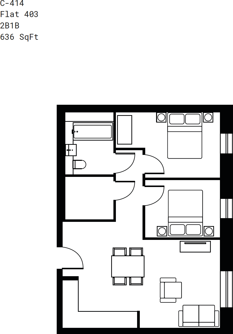 Kimpton Road, Luton, Bedfordshire, LU2 floorplan