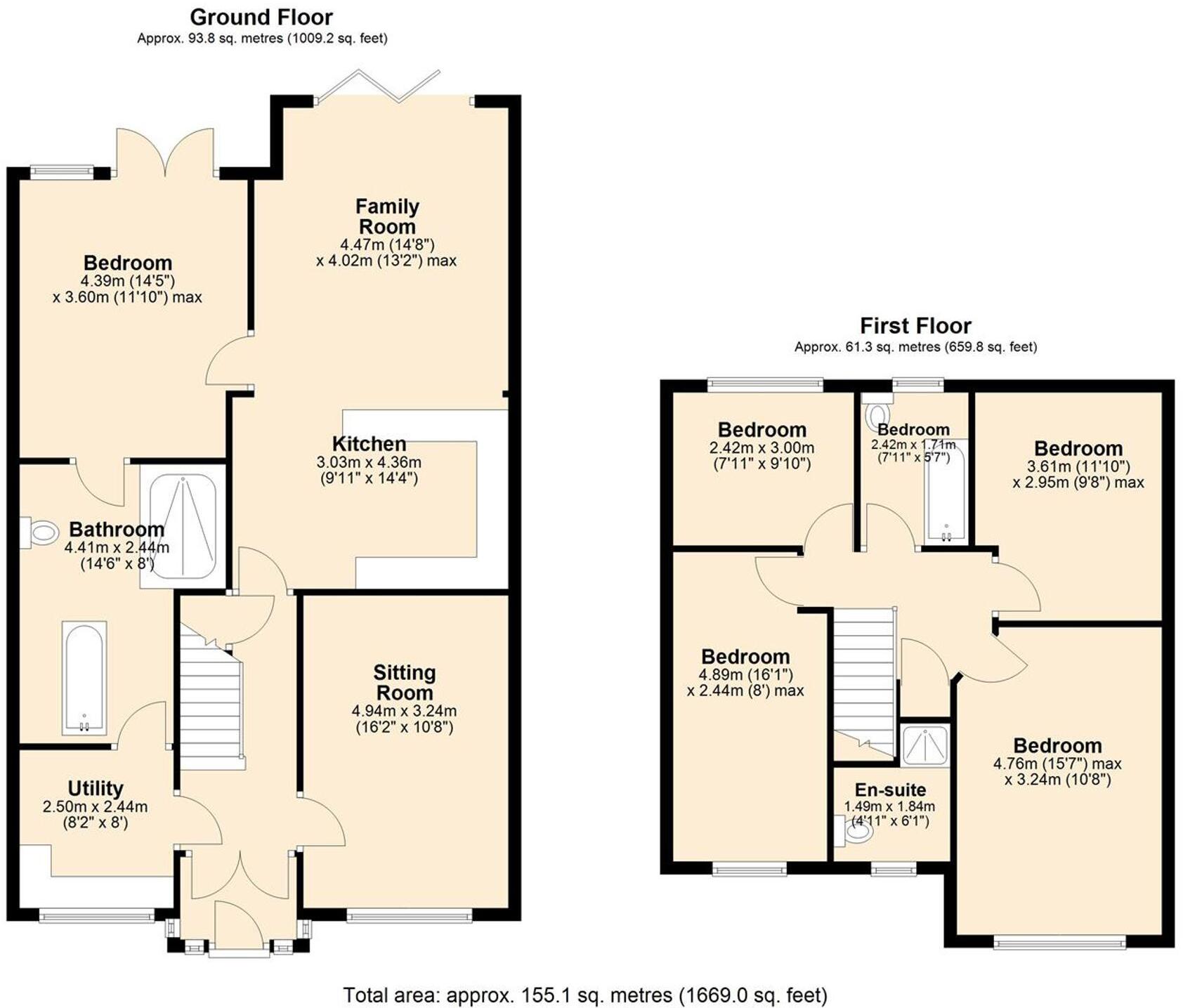 Hansom Drive, Atherton, M46 floorplan