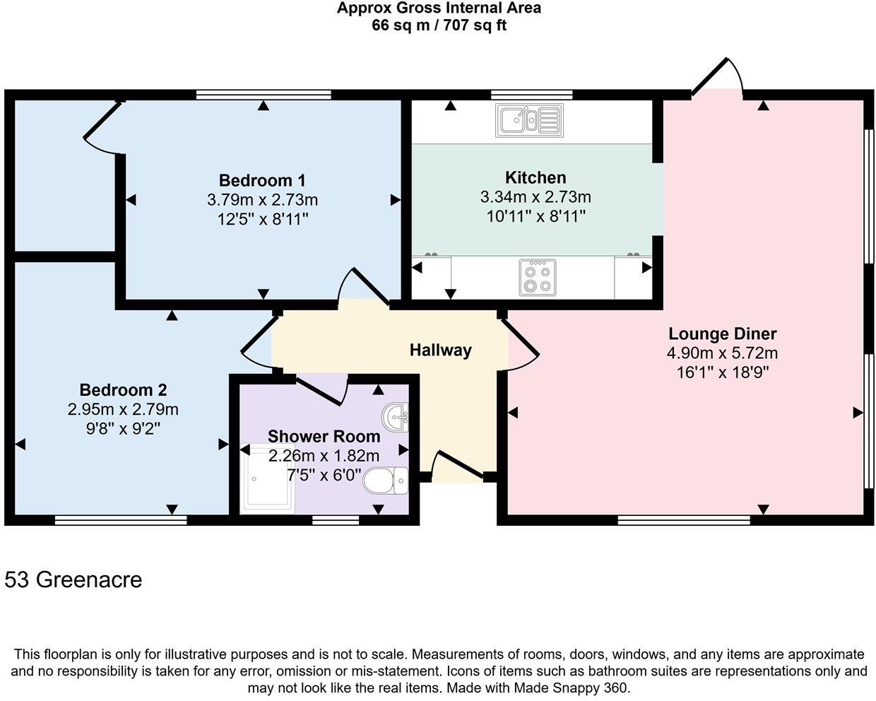 Greenacre Park, Coton-In-The-Elms, DE12 8HB floorplan
