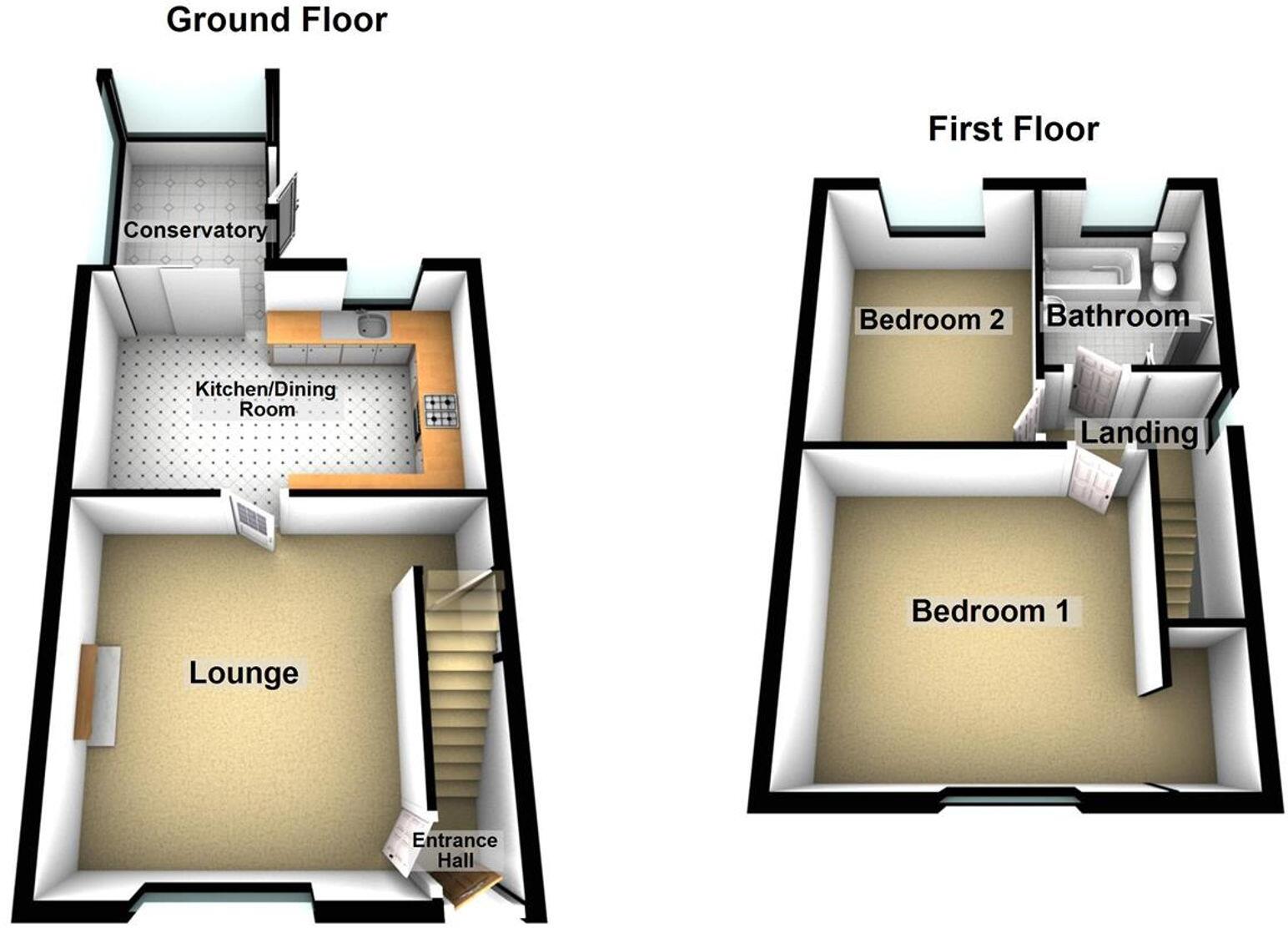 Wentworth Road, Finedon, NN9 floorplan