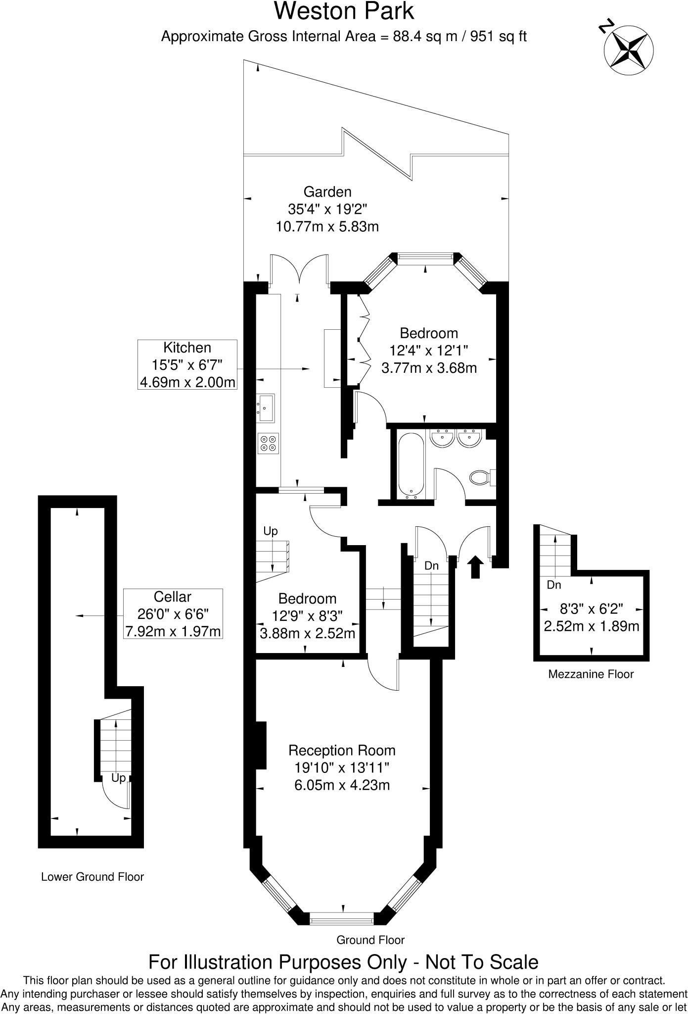 Weston Park, London, N8 floorplan