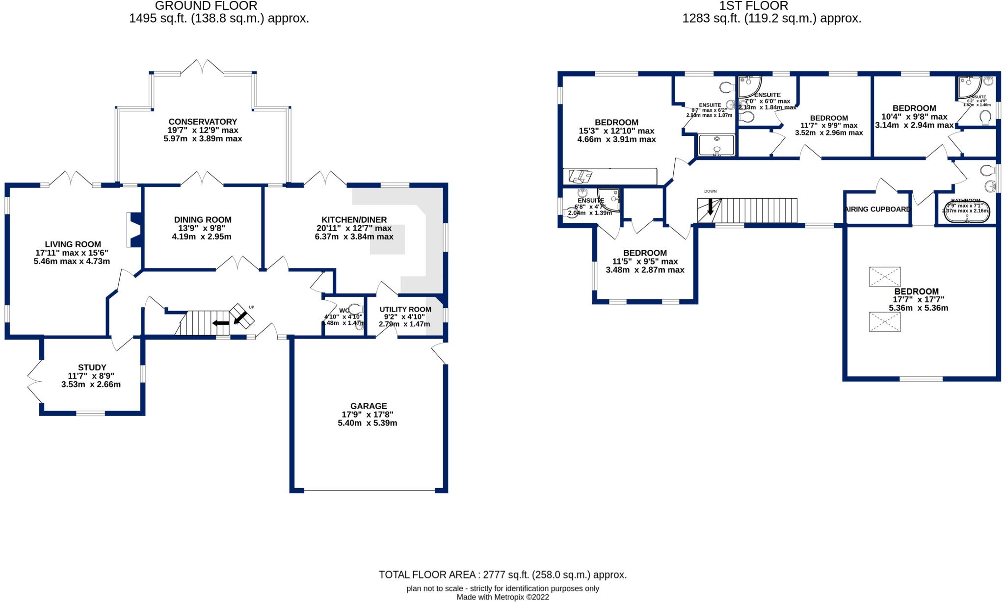 The Nook, Tingley, Wakefield, West Yorkshire floorplan