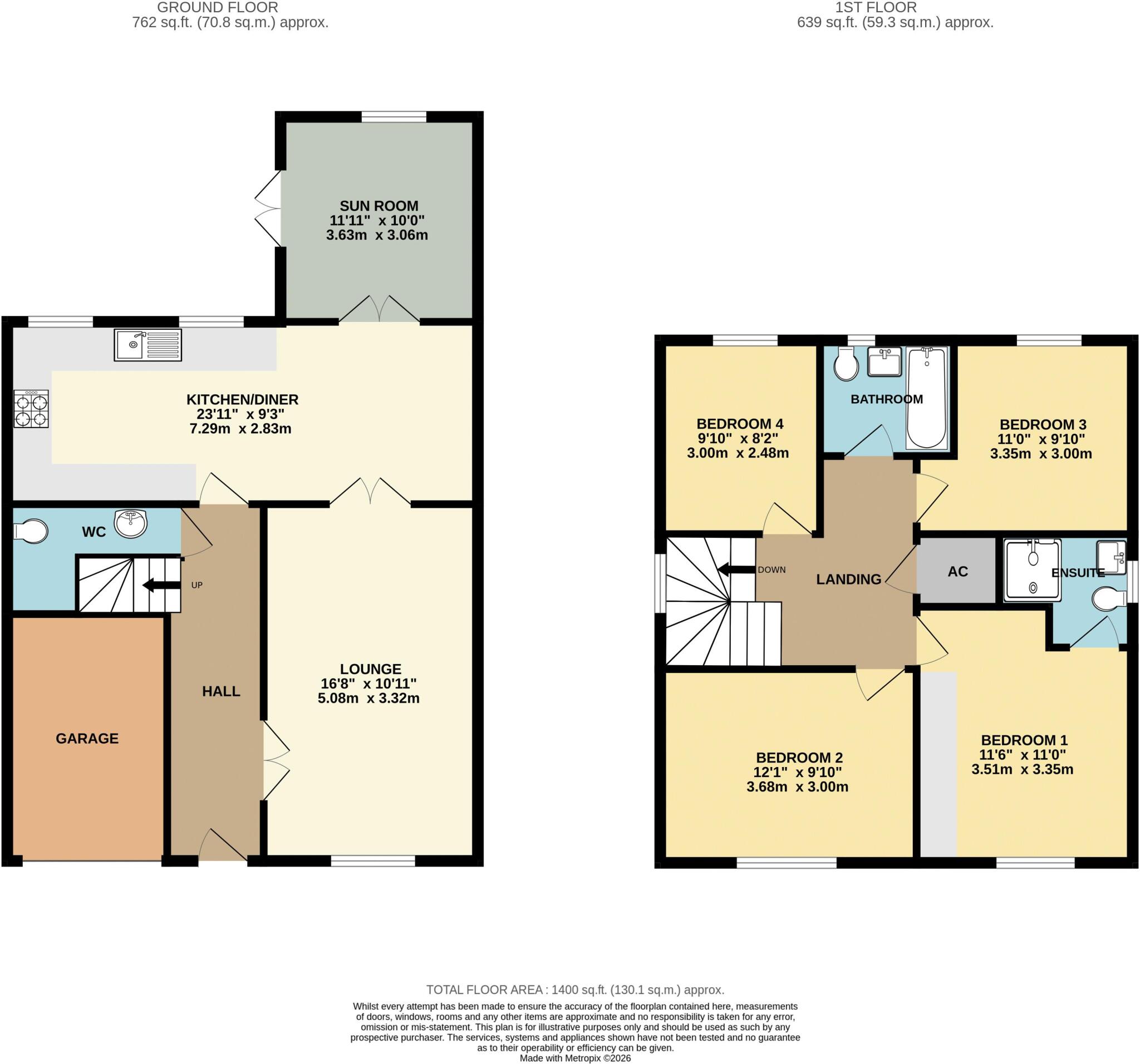 Arrow Mews, Dunholme, Lincoln floorplan