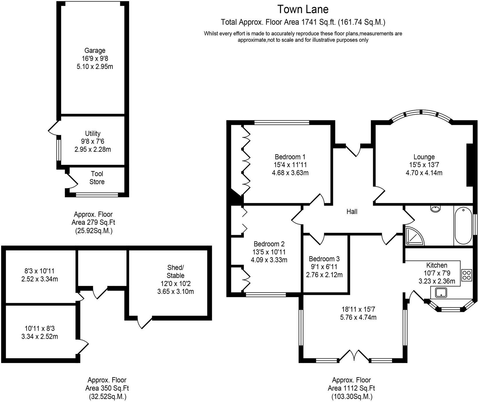 Town Lane, Much Hoole, PR4 floorplan