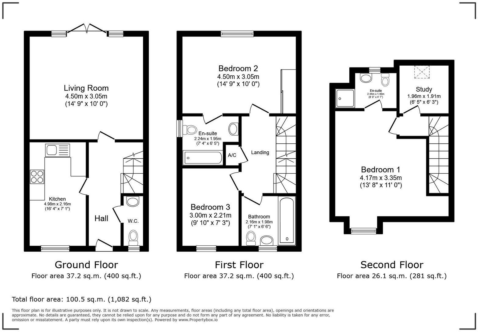 Oriel Road, Horsham floorplan
