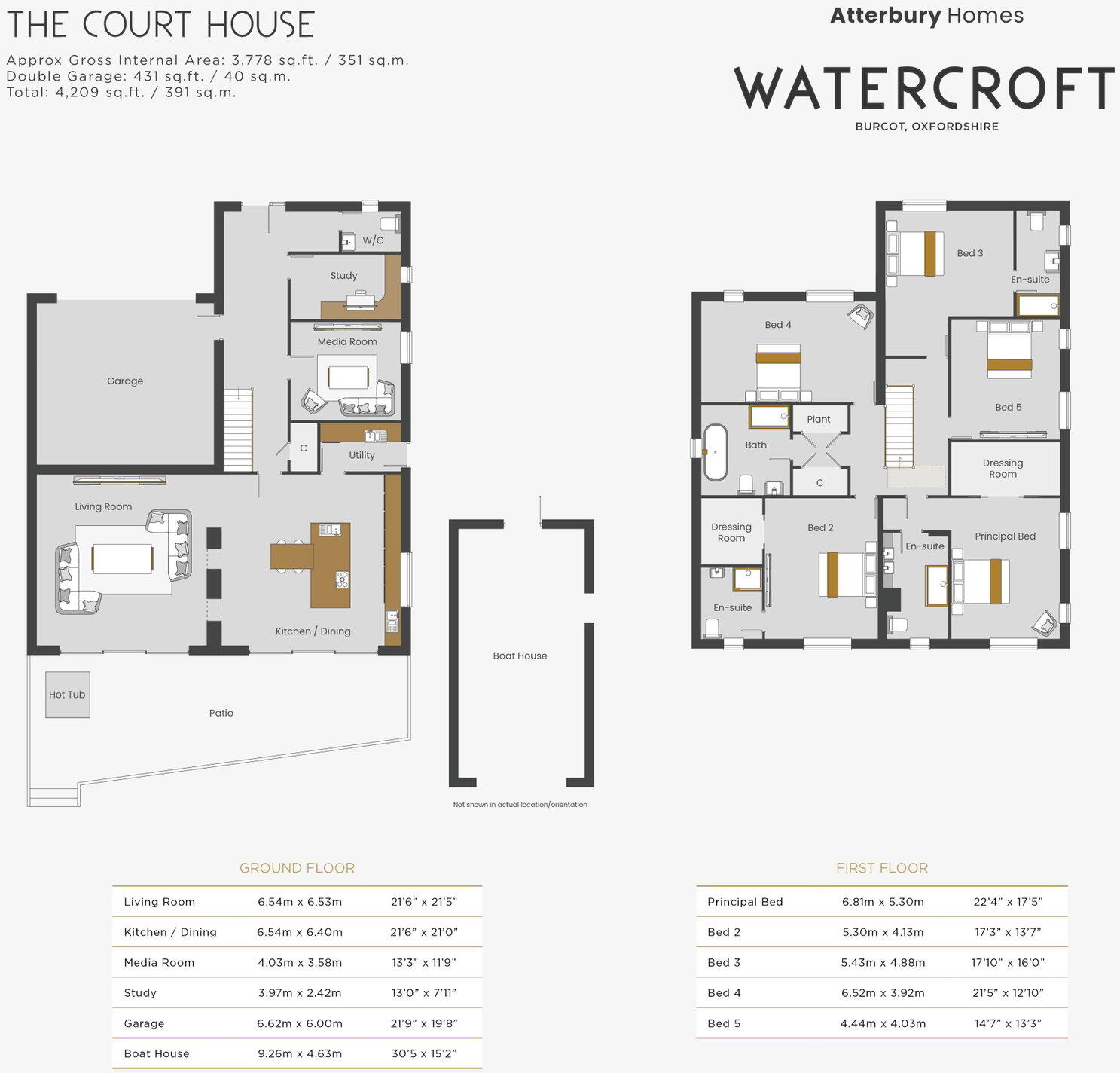 Watercroft, Burcot, Oxfordshire, OX14 3DJ floorplan
