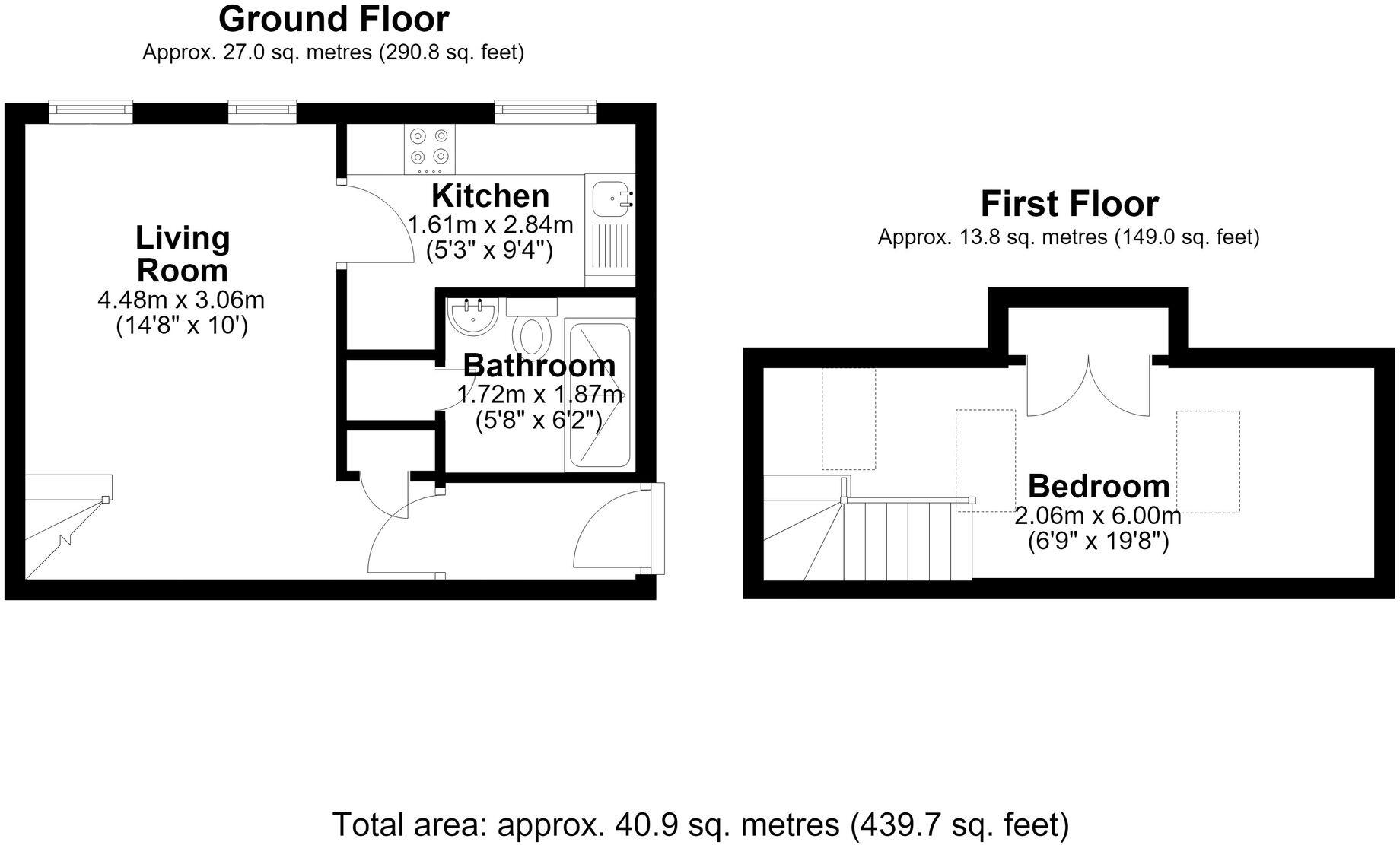 Kingslea, Horsham, RH13 floorplan