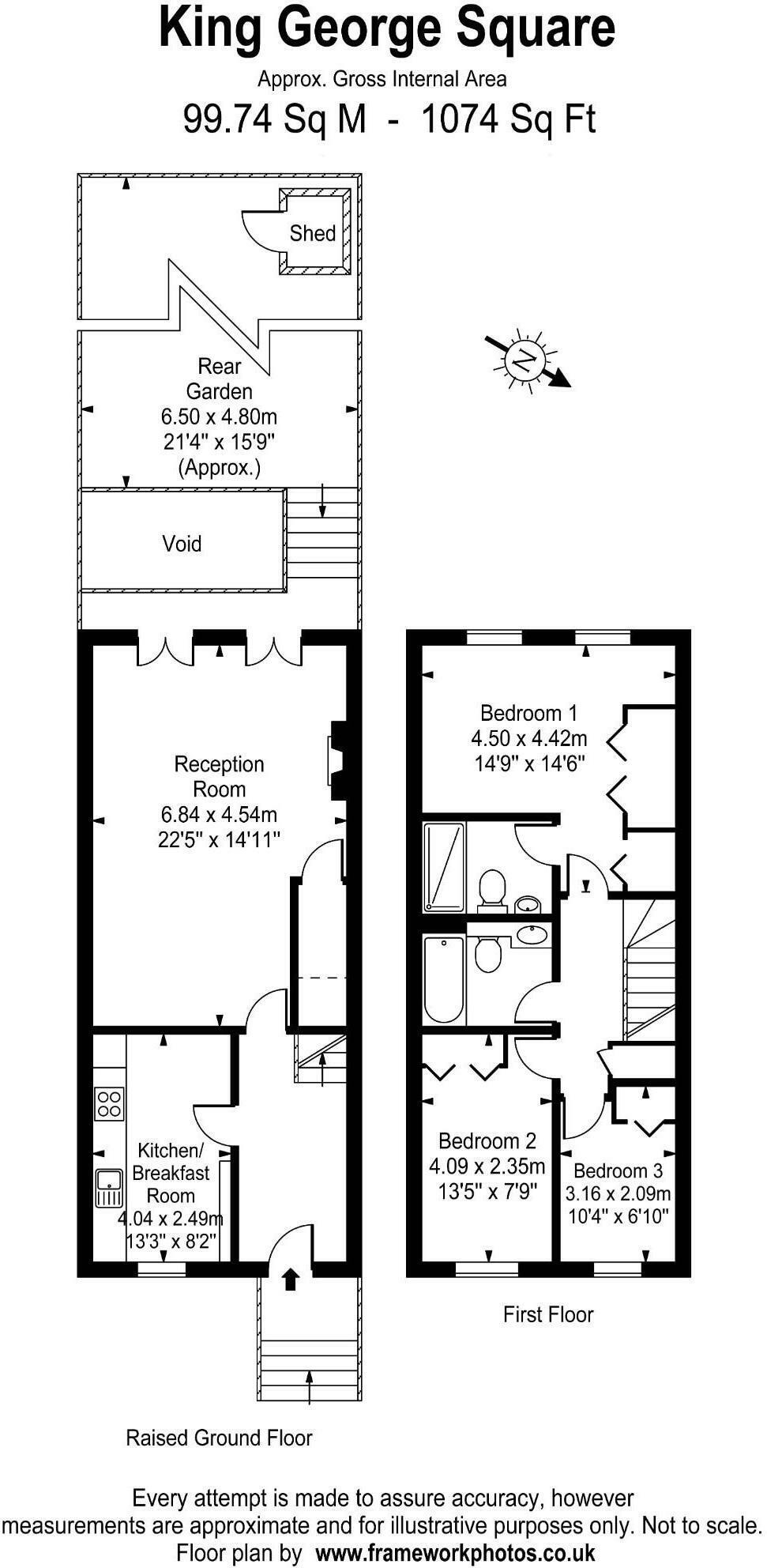 King George Square, Richmond, Surrey, TW10 floorplan