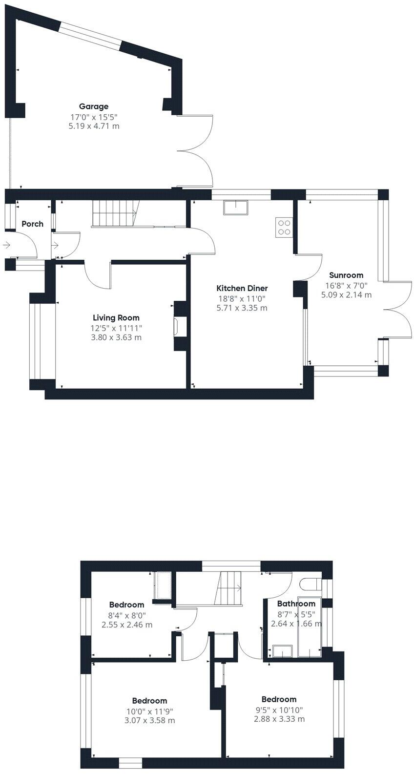 Glenville Road, Walkford, Christchurch, Dorset, BH23 floorplan