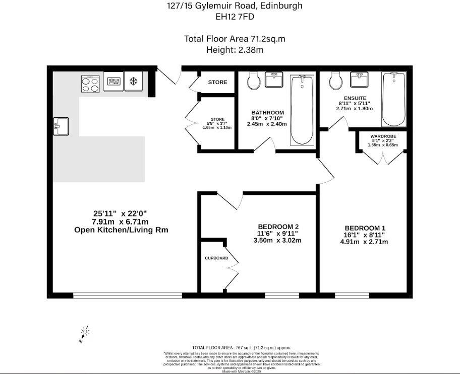 Gylemuir Road, Corstorphine, Edinburgh, EH12 floorplan