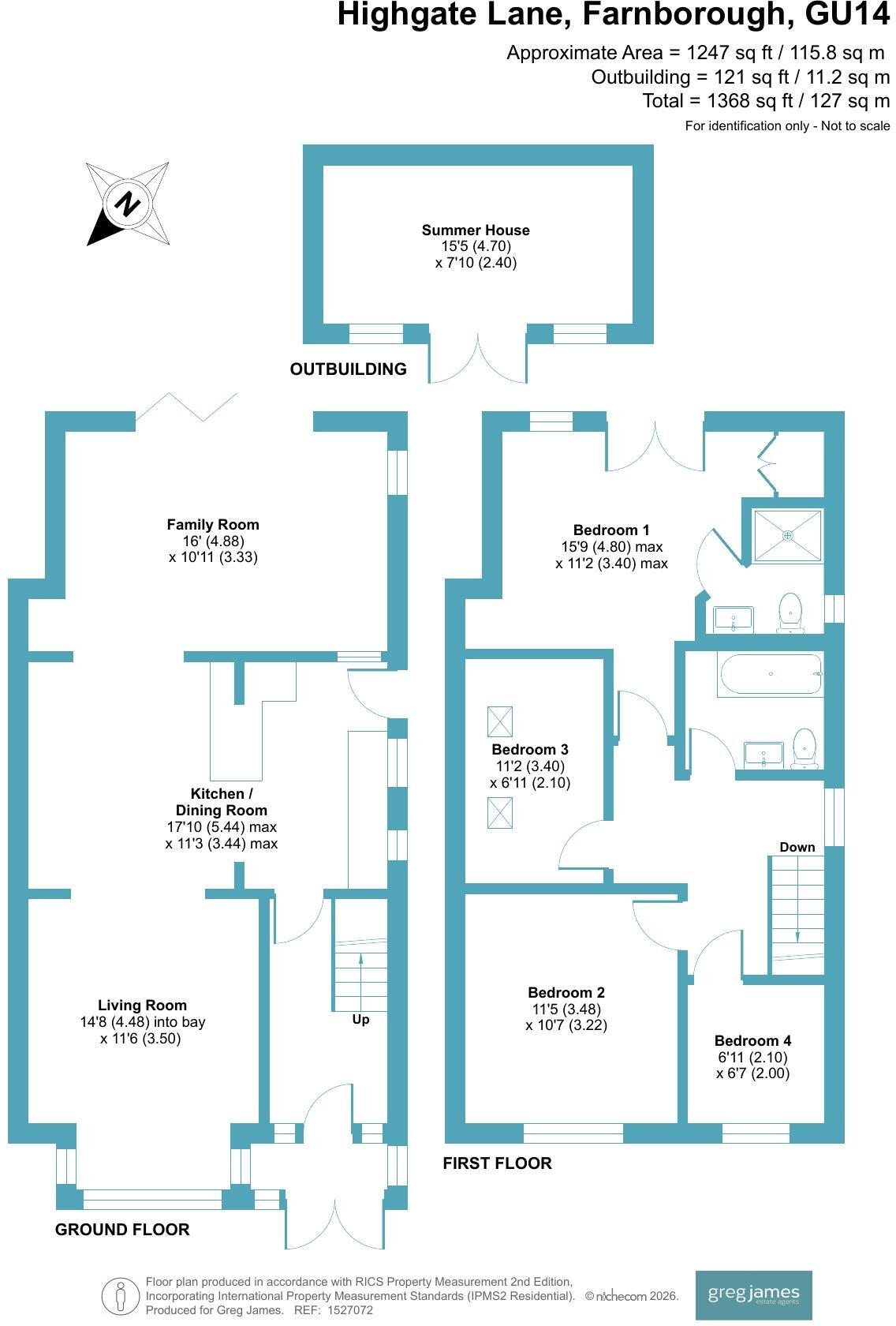 Highgate Lane,  Farnborough , GU14 floorplan