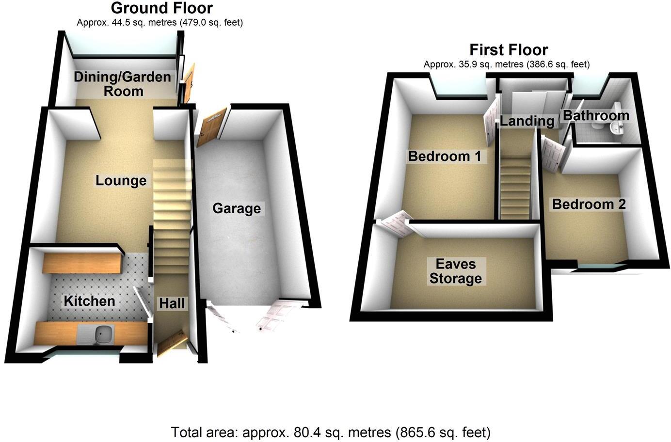 Laughton Road, Lubenham floorplan