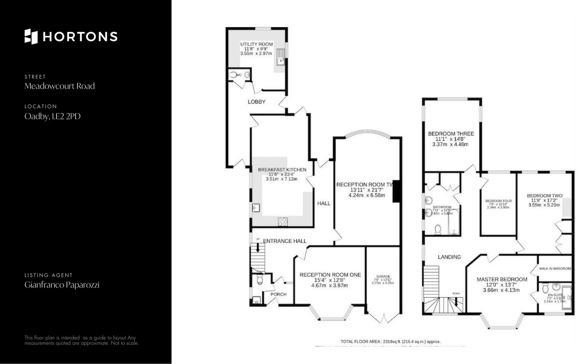 Meadowcourt Road, Oadby, LE2 floorplan