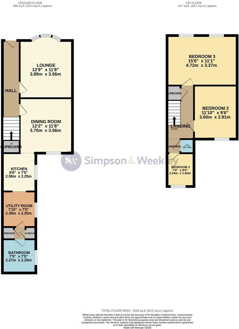 NN10, Wellingborough Road, Rushden floorplan