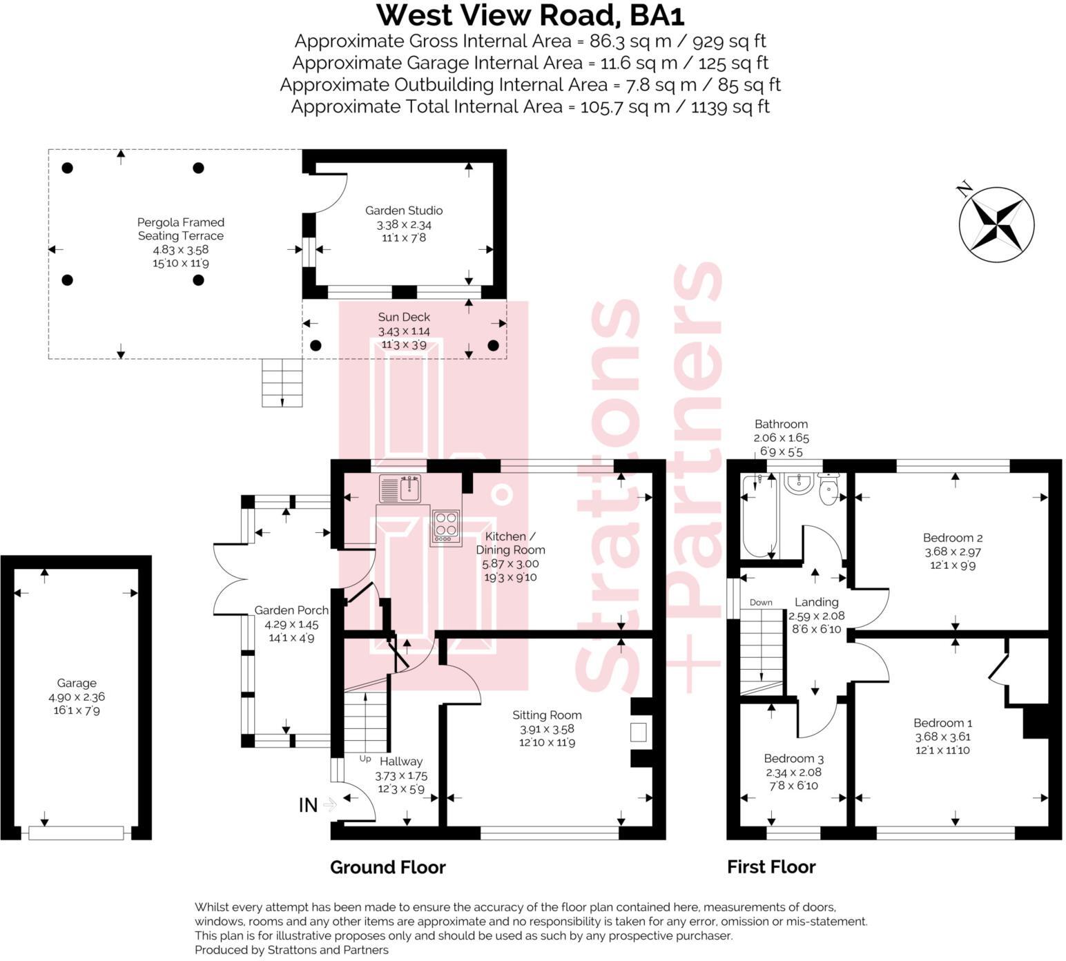 West View Road, Bath floorplan