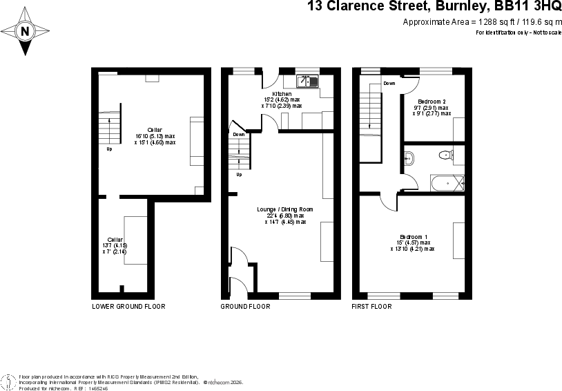 Clarence Street, Burnley, BB11 floorplan