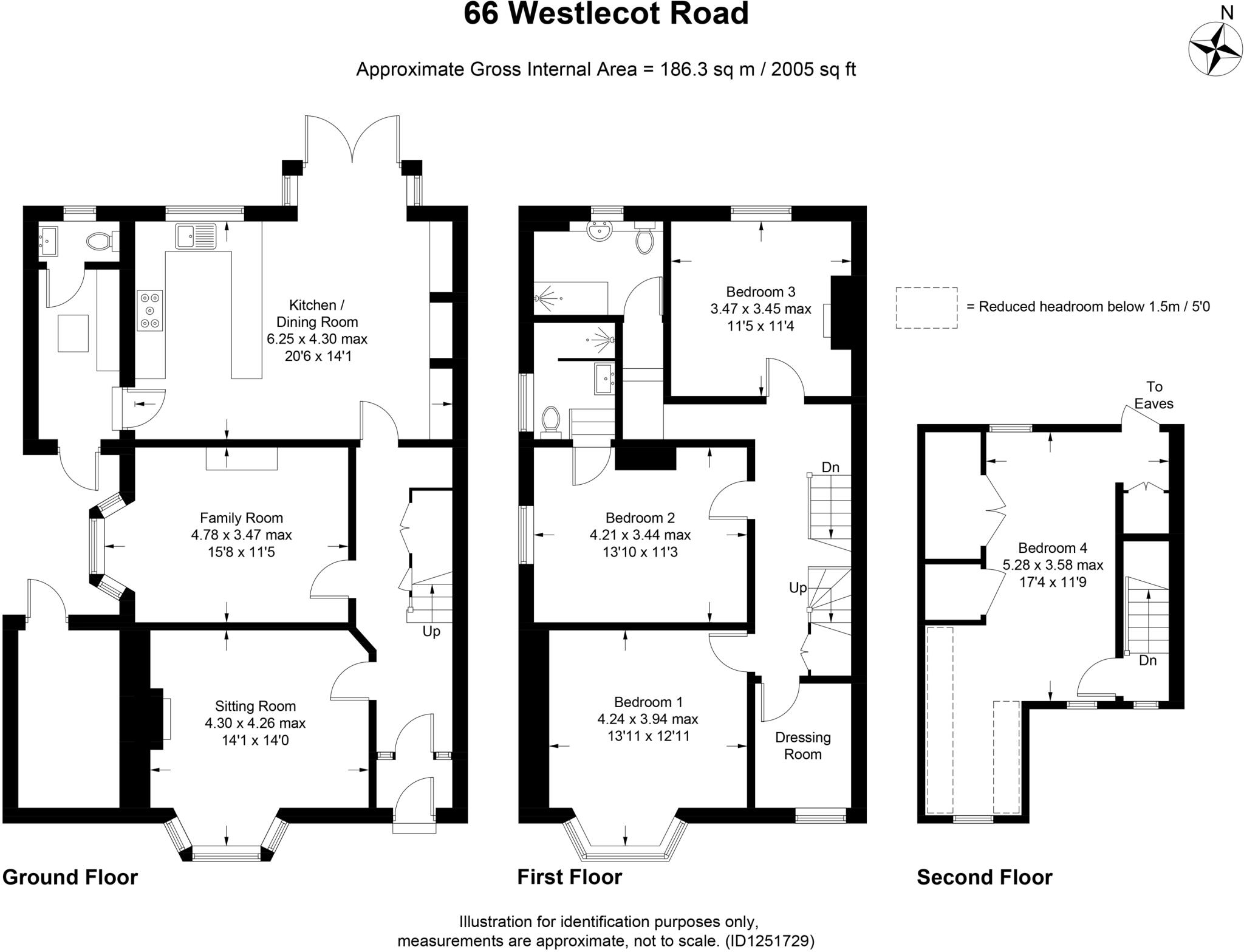 66, Westlecot Road, Swindon, SN1 floorplan