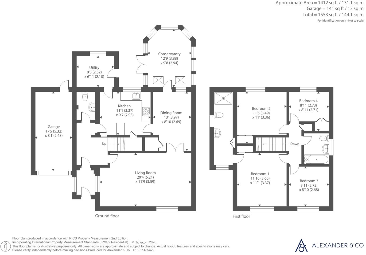 Westminster Croft, Brackley, Northamptonshire floorplan