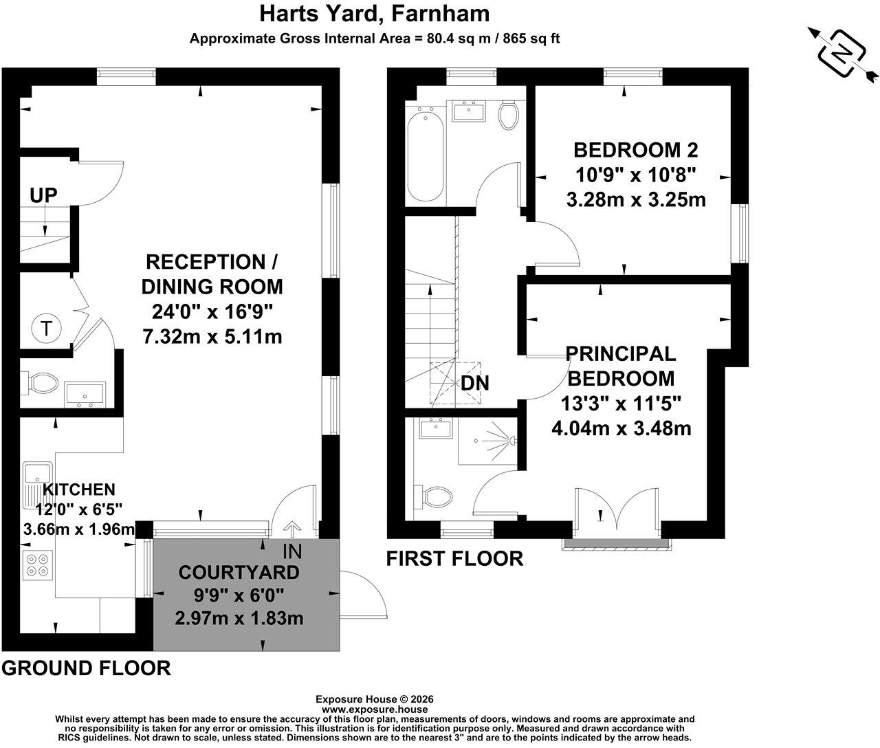 Harts Yard, Farnham, GU9 floorplan