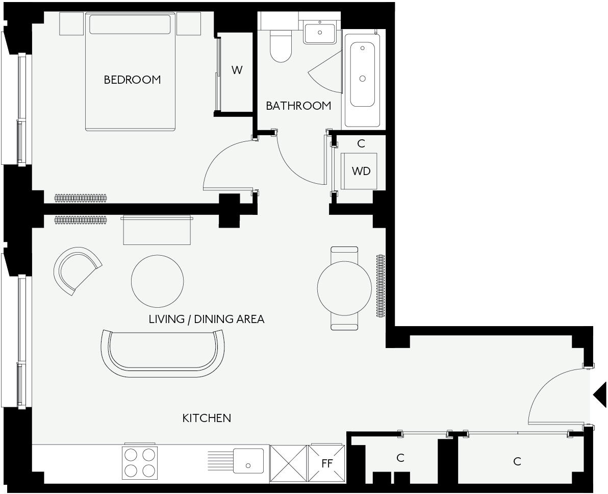 Eades Apartments, Selborne Road, London, E17 7GD floorplan