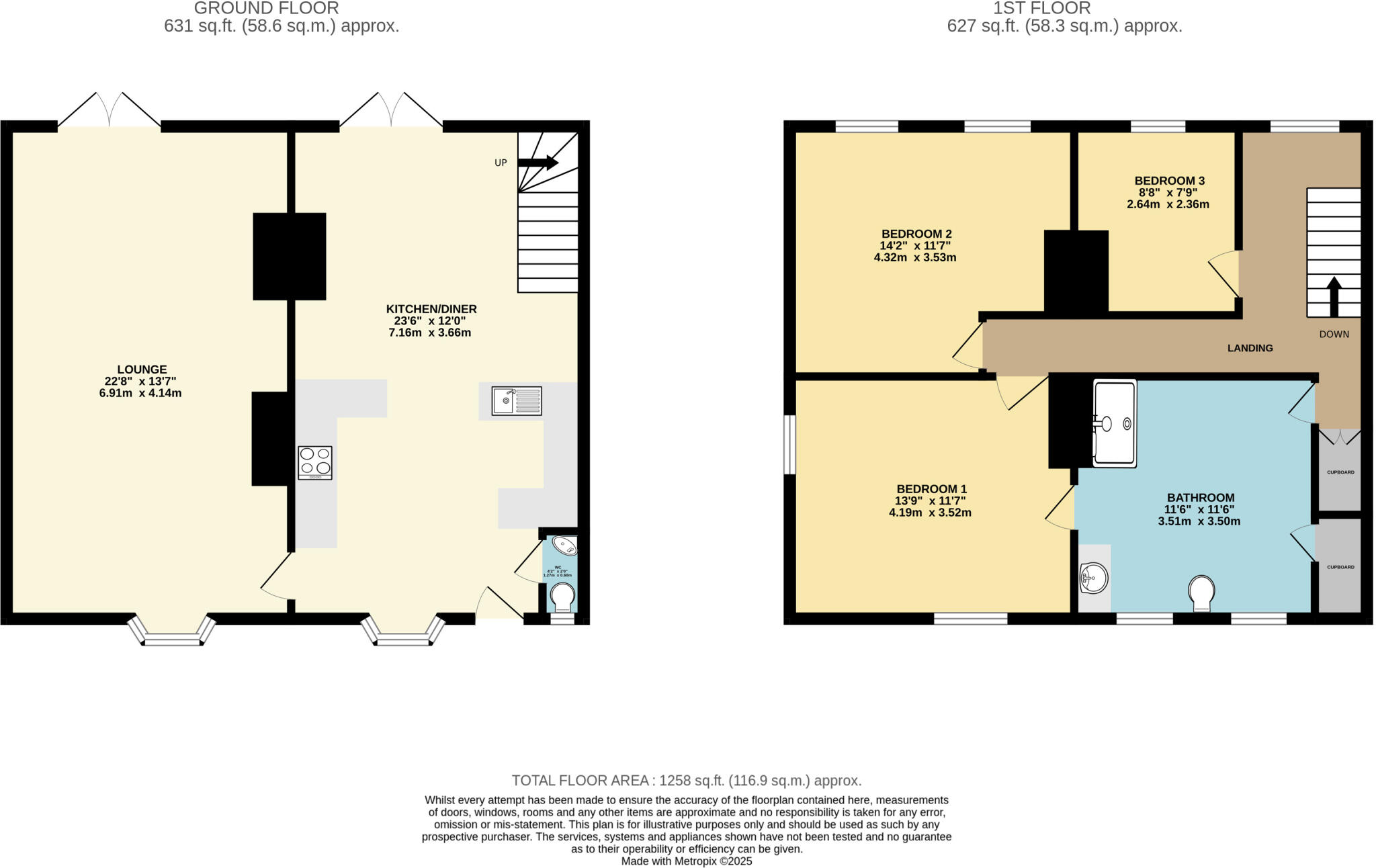 Mount Pleasant, Marsh Lane, New Holland, North Lincolnshire, DN19 floorplan