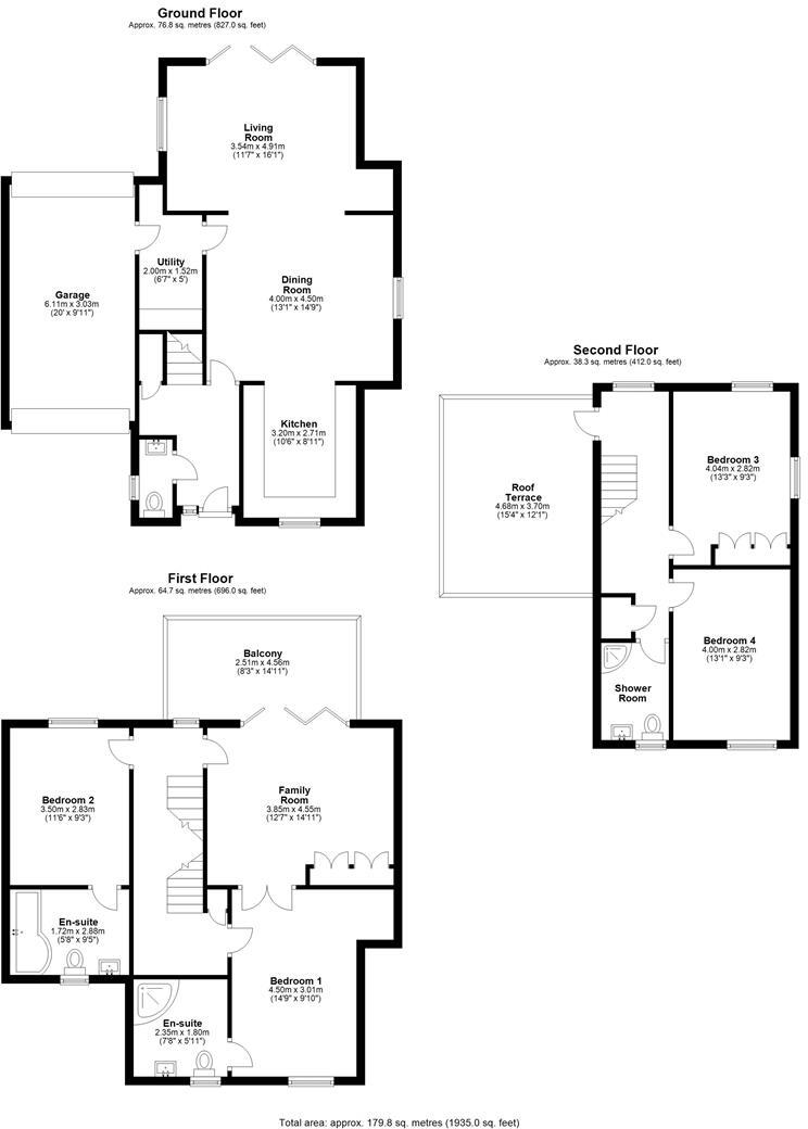 Headmasters Row, Radbrook Village, Shrewsbury floorplan