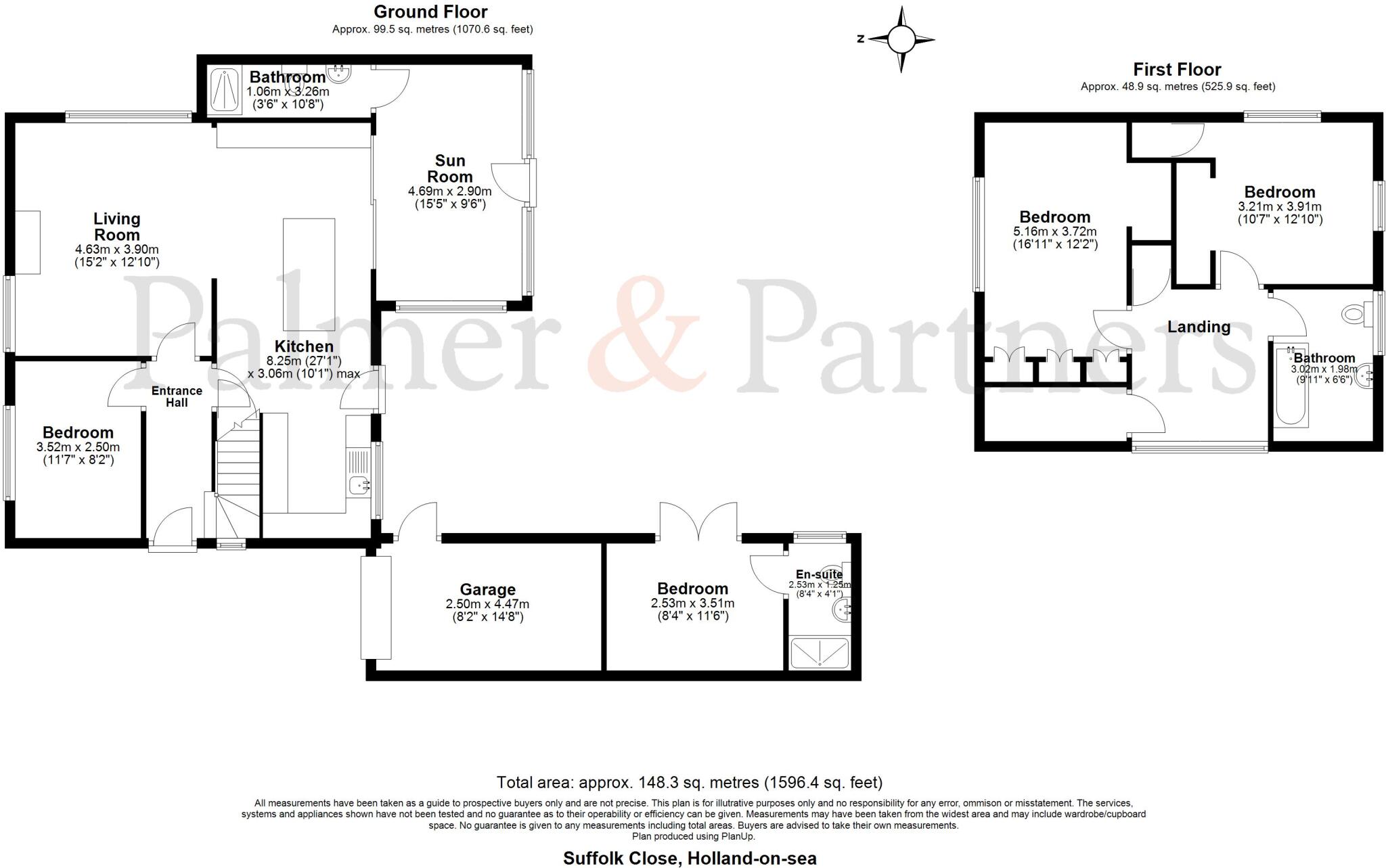 Suffolk Close, Holland-on-Sea, Clacton-on-Sea, Essex, CO15 floorplan