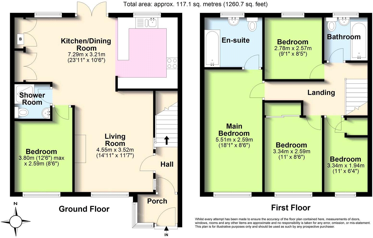 Chesley Close, Worthing, West Sussex, BN13 floorplan