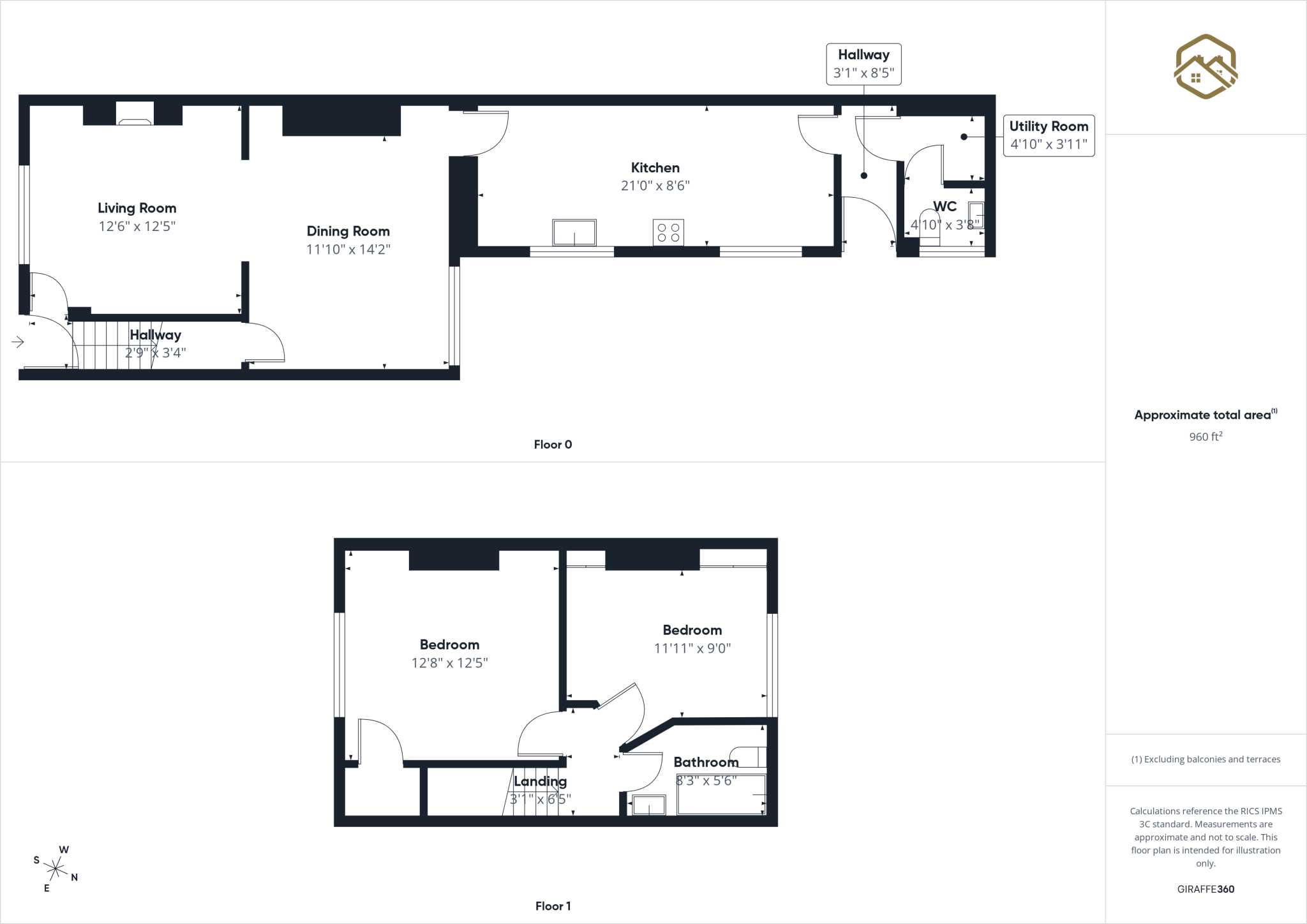 Maude Terrace, St. Helen Auckland, Bishop Auckland, Durham, DL14 floorplan