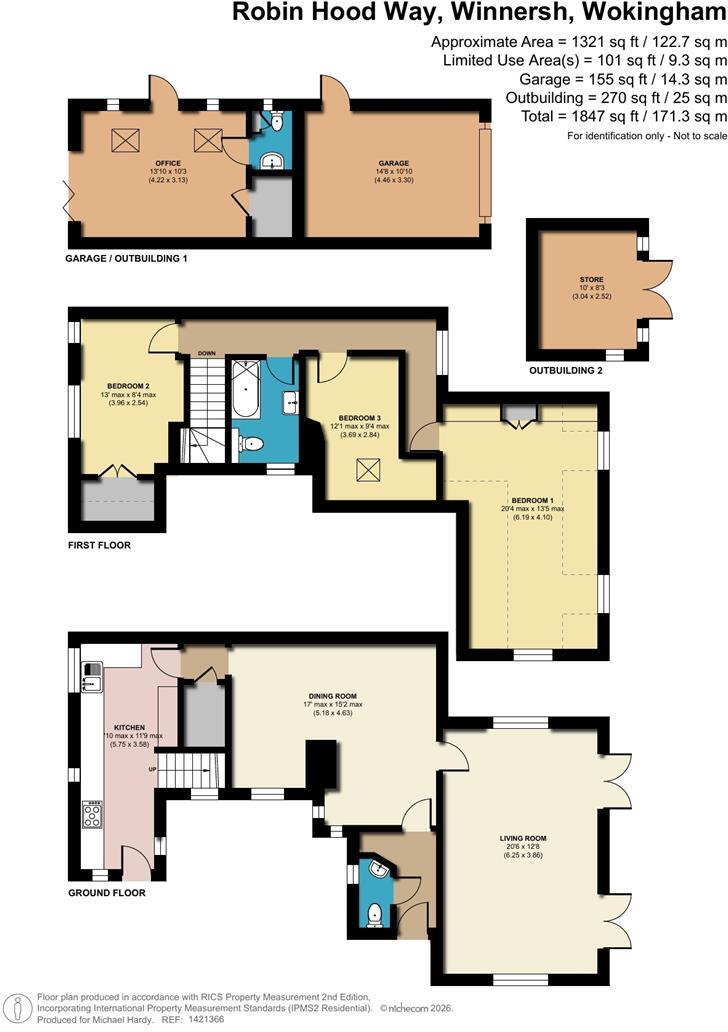 Robin Hood Way, Winnersh, Berkshire, RG41 5JJ floorplan