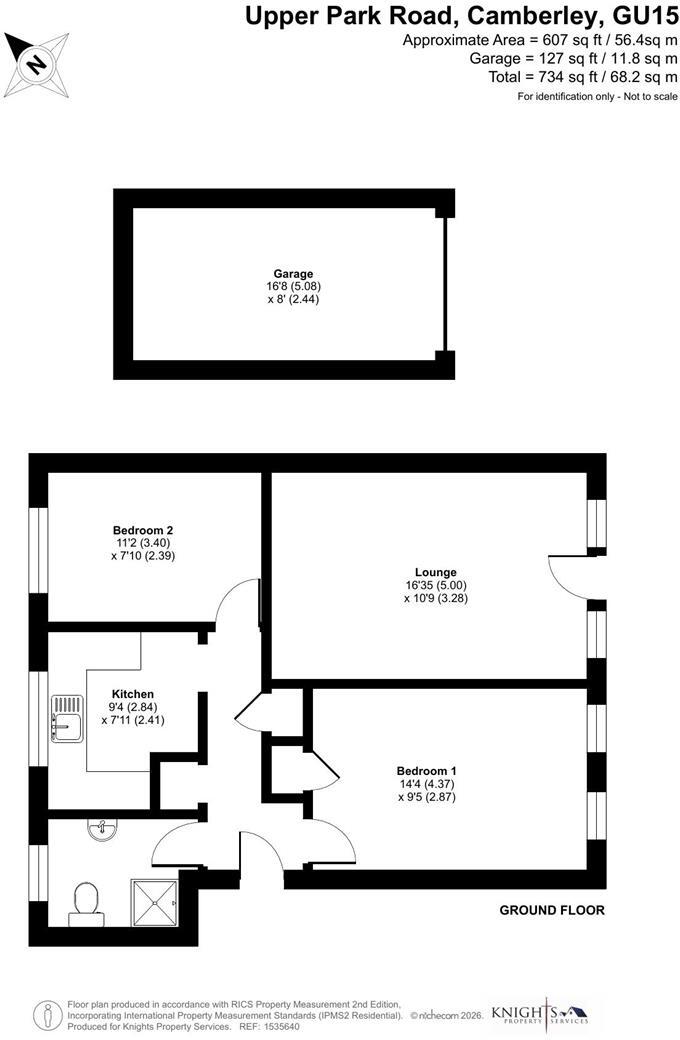 Queens Keep, Upper Park Road, Camberley floorplan