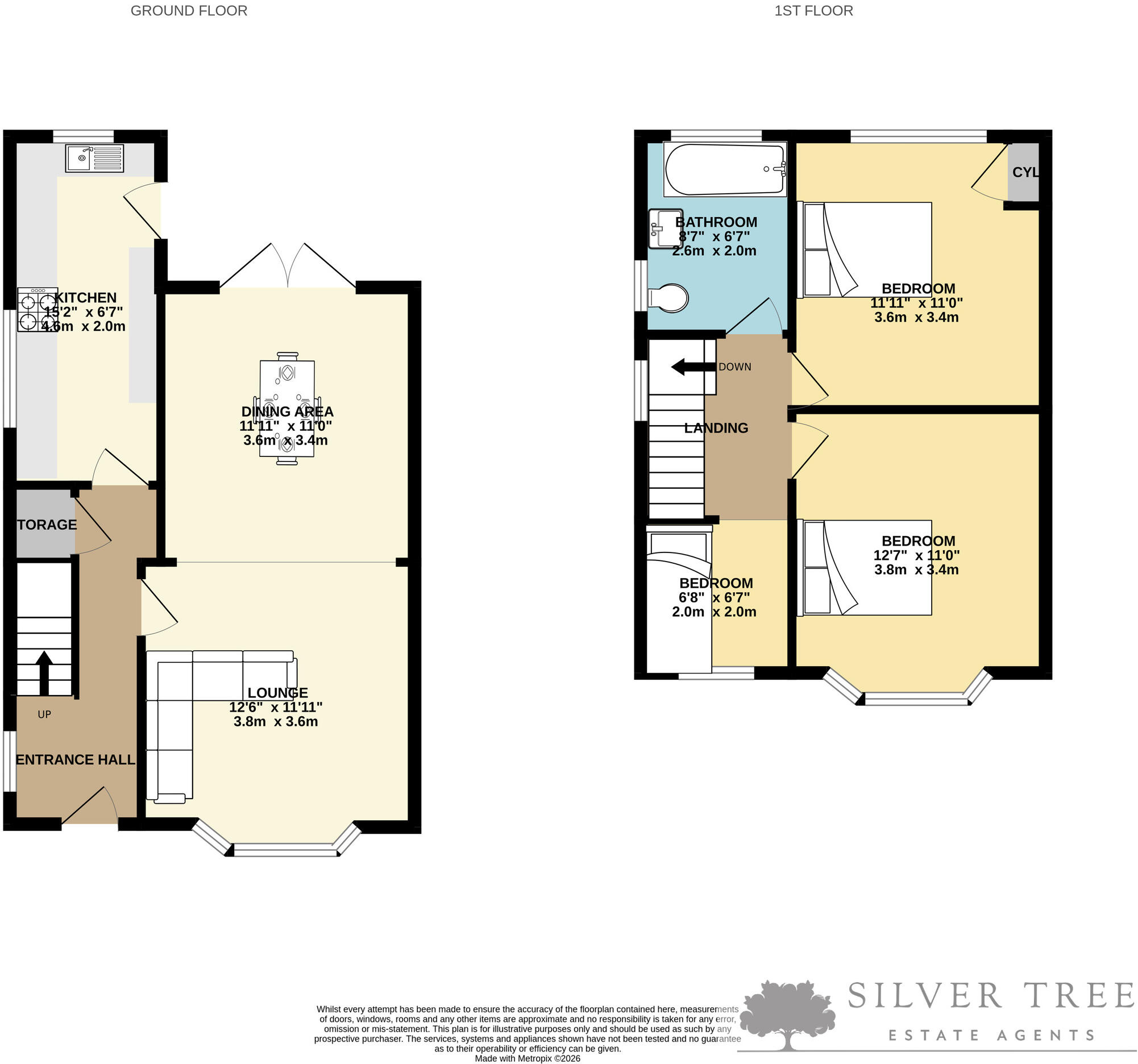 West Park Avenue, Newby, Scarborough, North Yorkshire floorplan