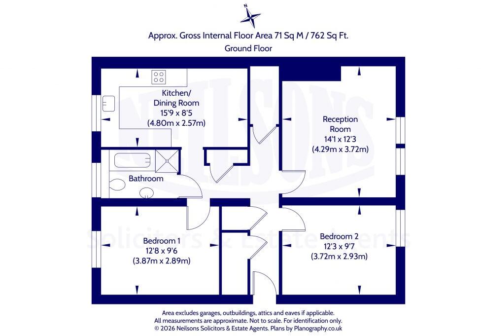 13 Whitehill Drive, Dalkeith, EH22 2LQ floorplan