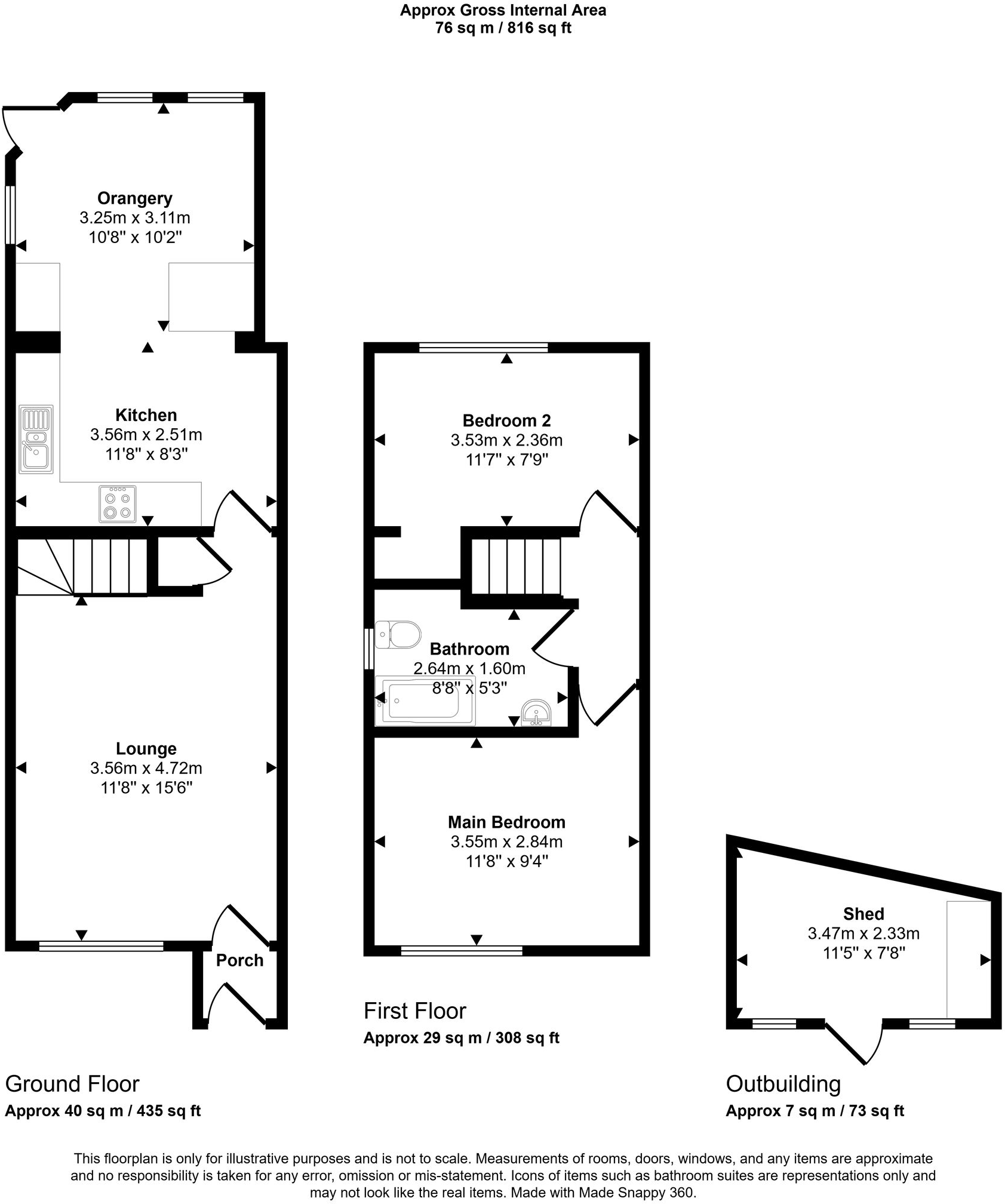 Birchwood Close, Winstanley, WN3 floorplan