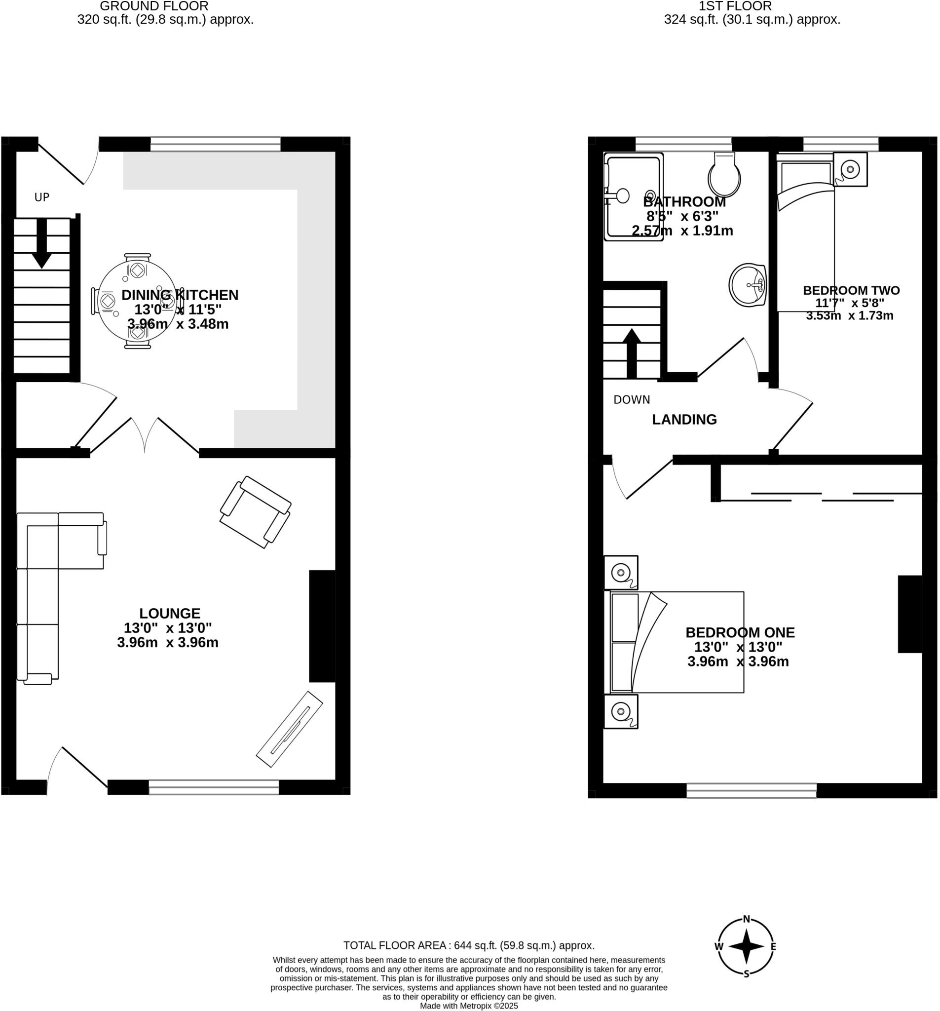 Bateson Street, Greengates/Apperley Bridge, West Yorkshire, BD10 floorplan