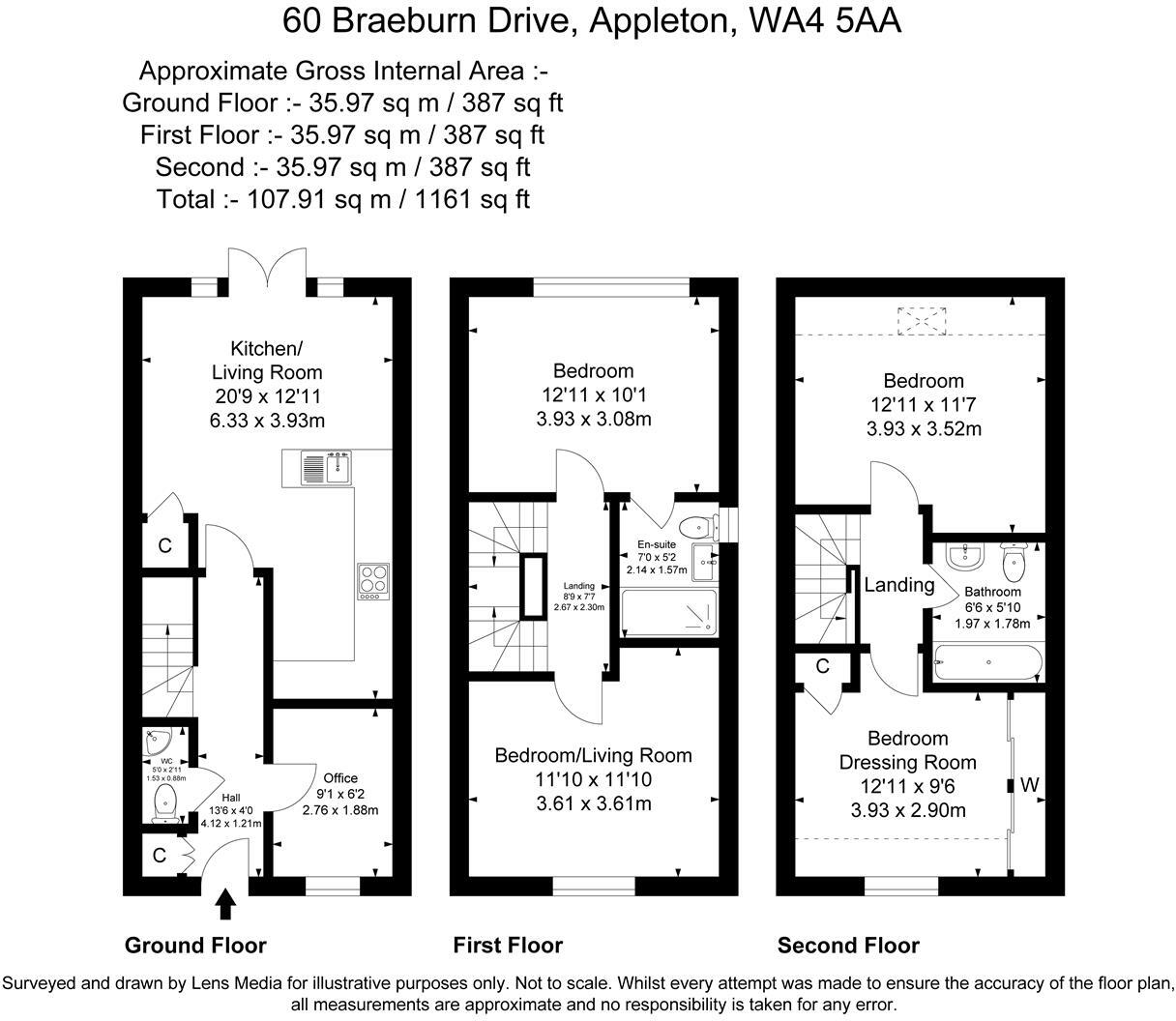 Braeburn Drive, Appleton, Warrington floorplan