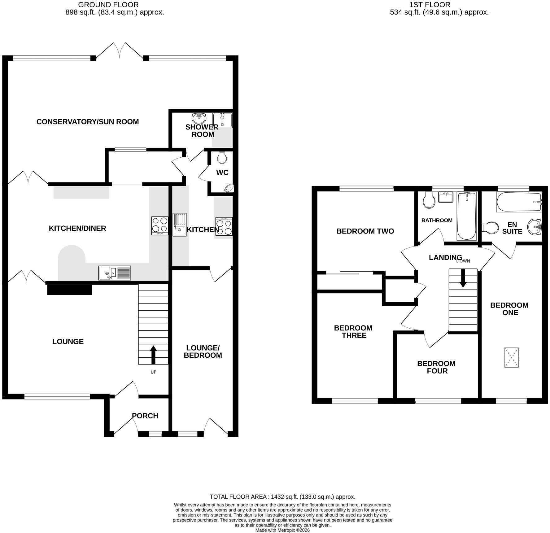 Ilex Road, St. Ives, Cambridgeshire, PE27 floorplan
