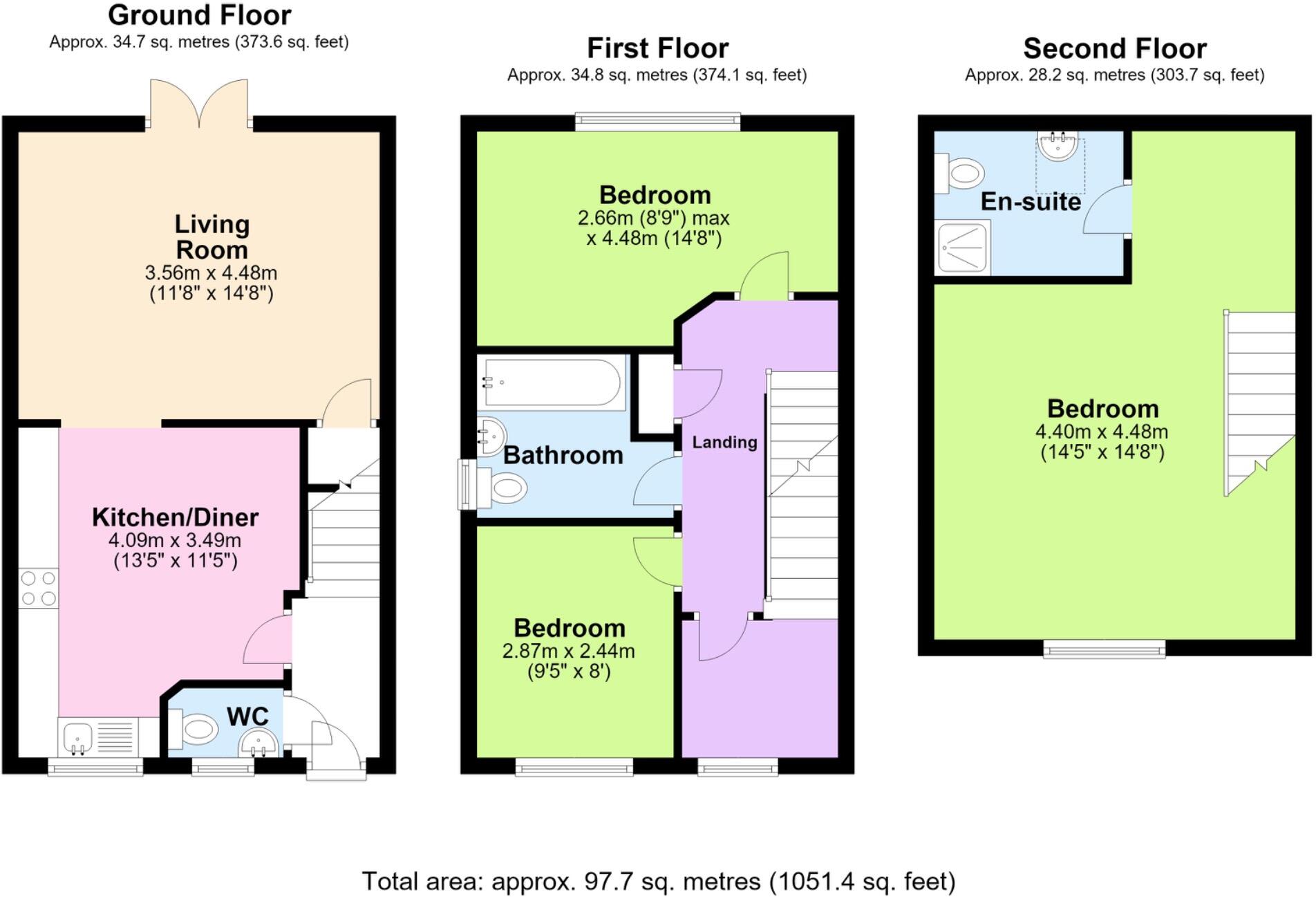 Bridle Walk, Donnington, Telford, Shropshire, TF2 7SJ floorplan