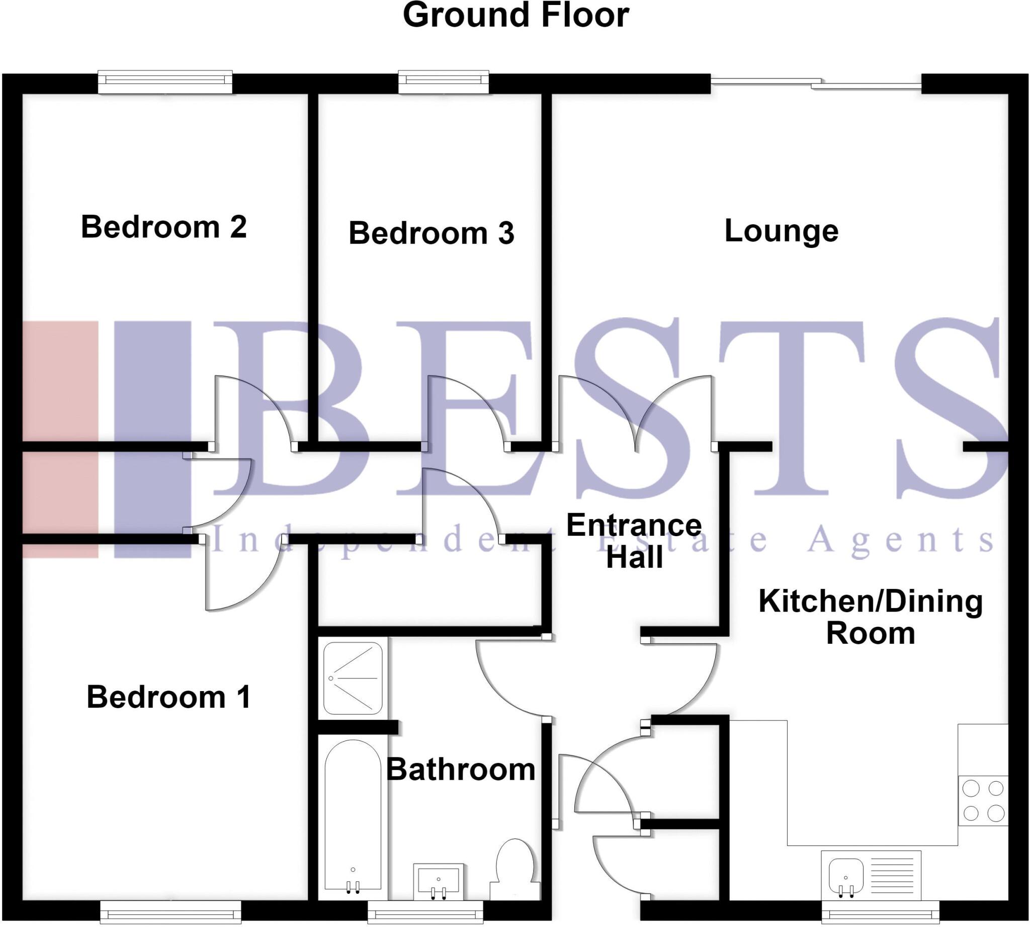Lockgate West, Runcorn floorplan