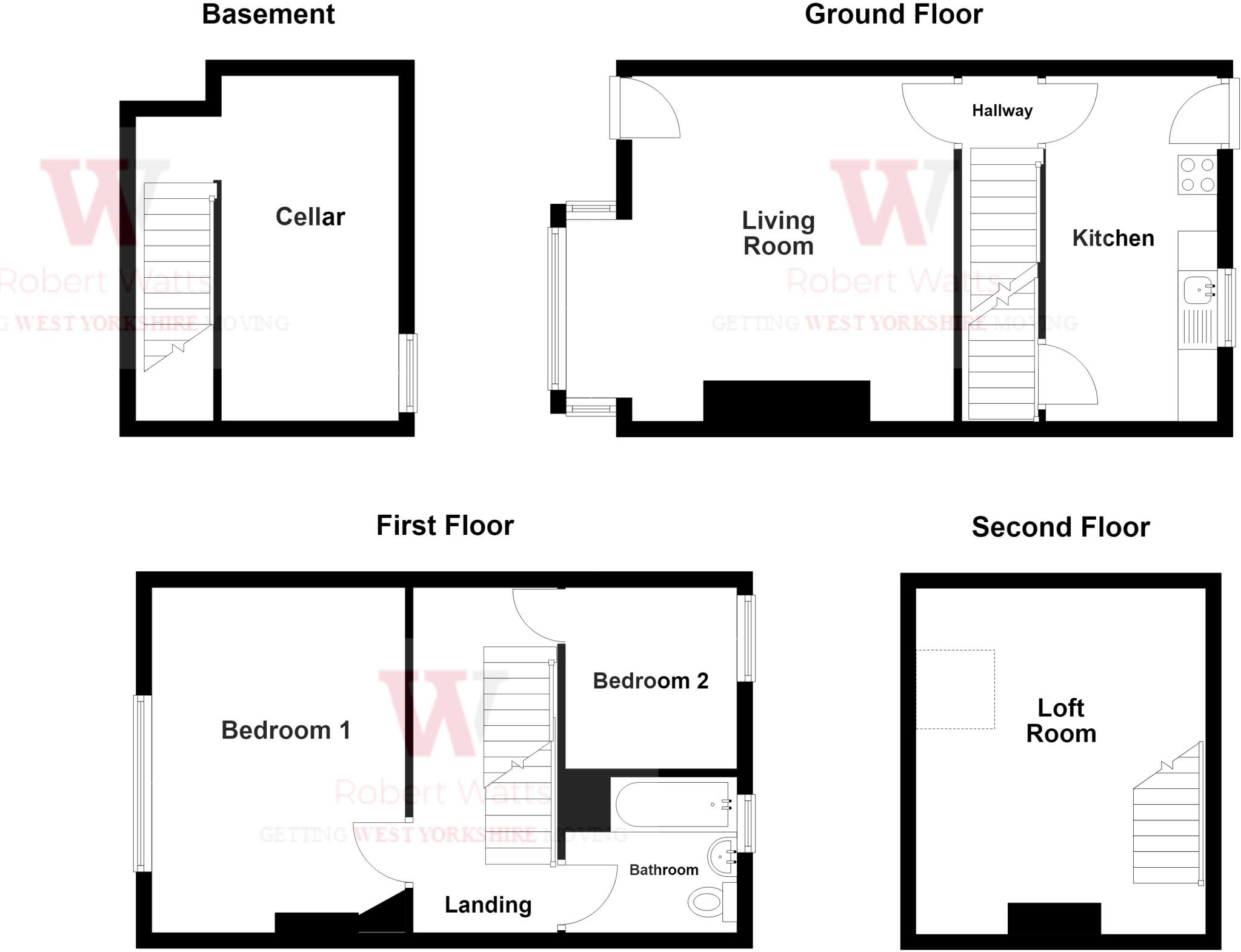 Evelyn Avenue, Thornbury, Bradford, BD3 floorplan