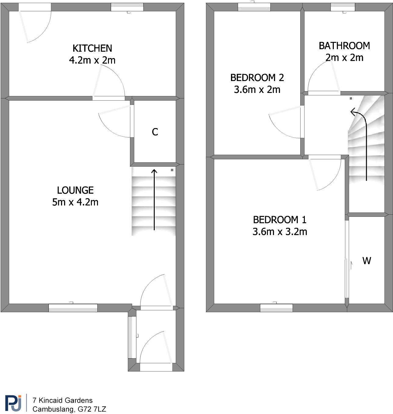 7 Kincaid Gardens, Cambuslang, Glasgow, G72 floorplan