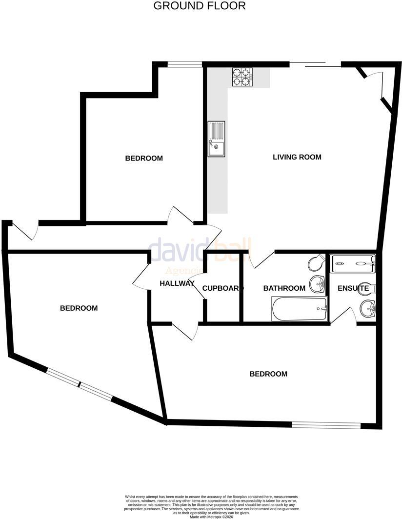 The Tram Track, Newquay floorplan