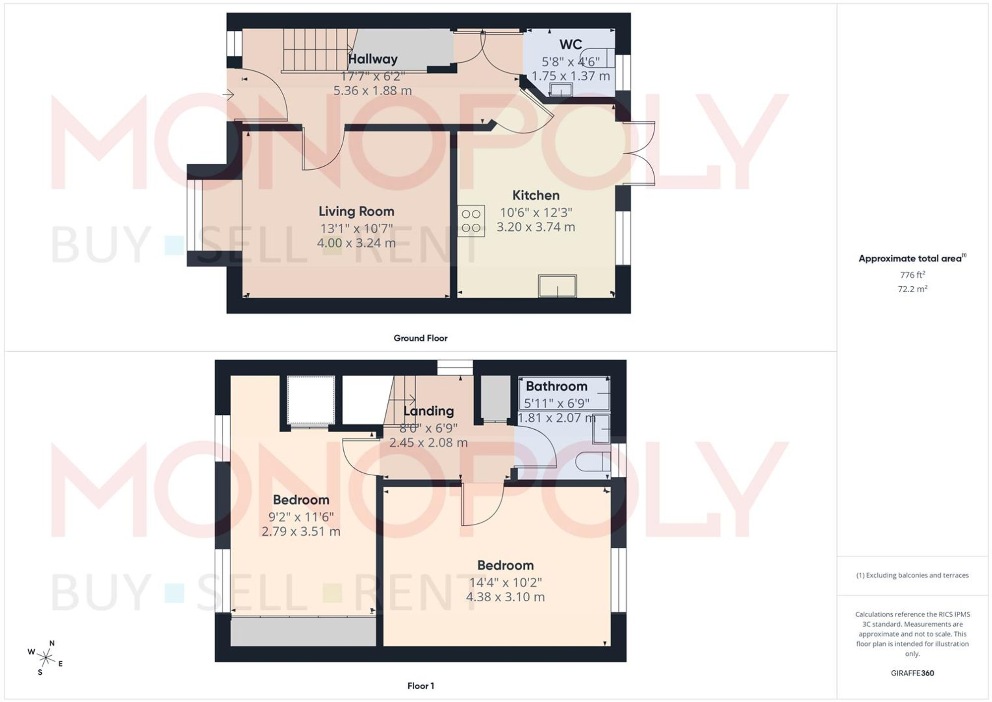 Glan Yr Afon, Rhostyllen, LL14 floorplan