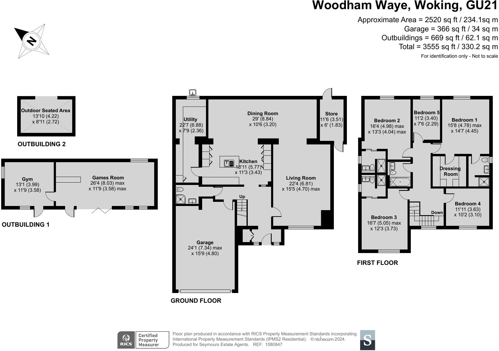 Woodham Waye, Woodham, Surrey, GU21 floorplan