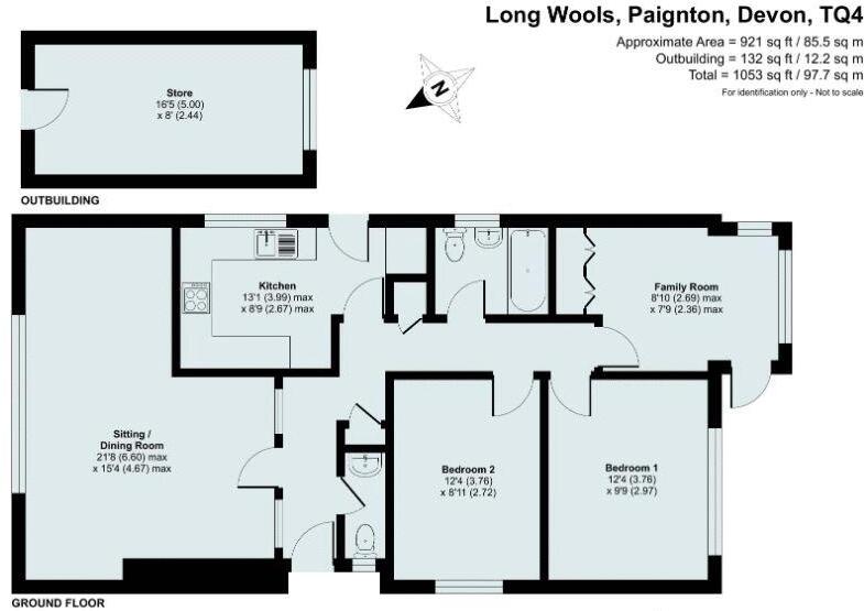 Long Wools Broadsands Paignton floorplan