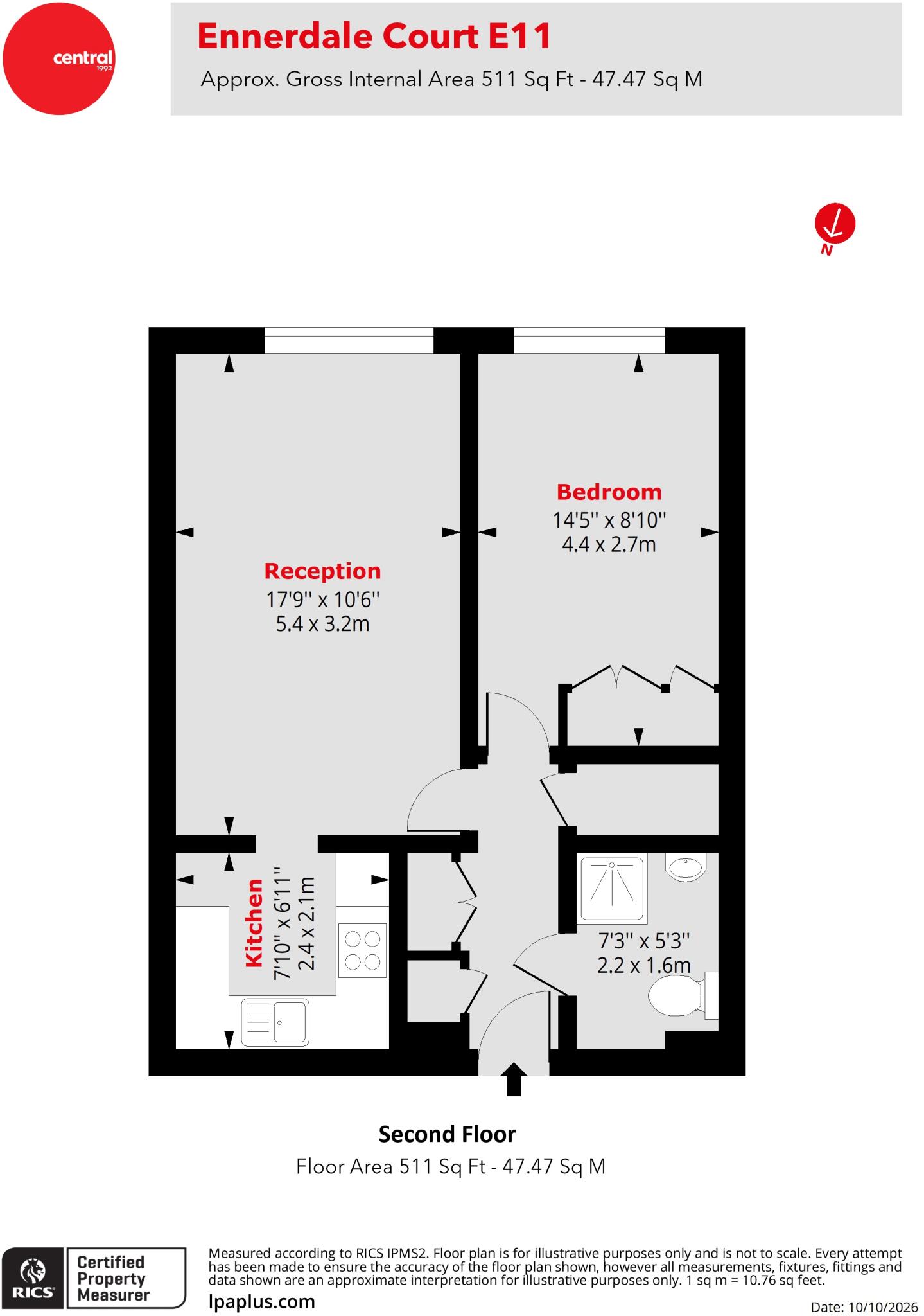 Cambridge Road, Wanstead, London, E11 floorplan