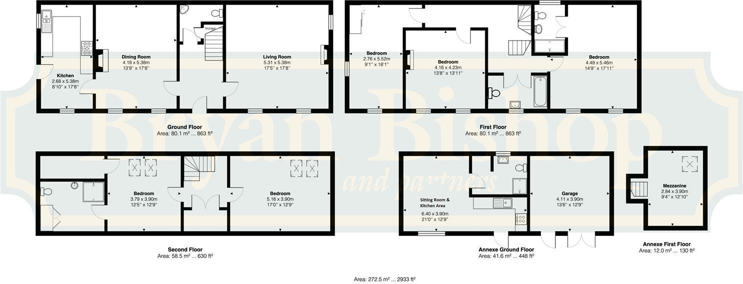 The Farmhouse, Lodge Farm, Heath Lane, Codicote floorplan
