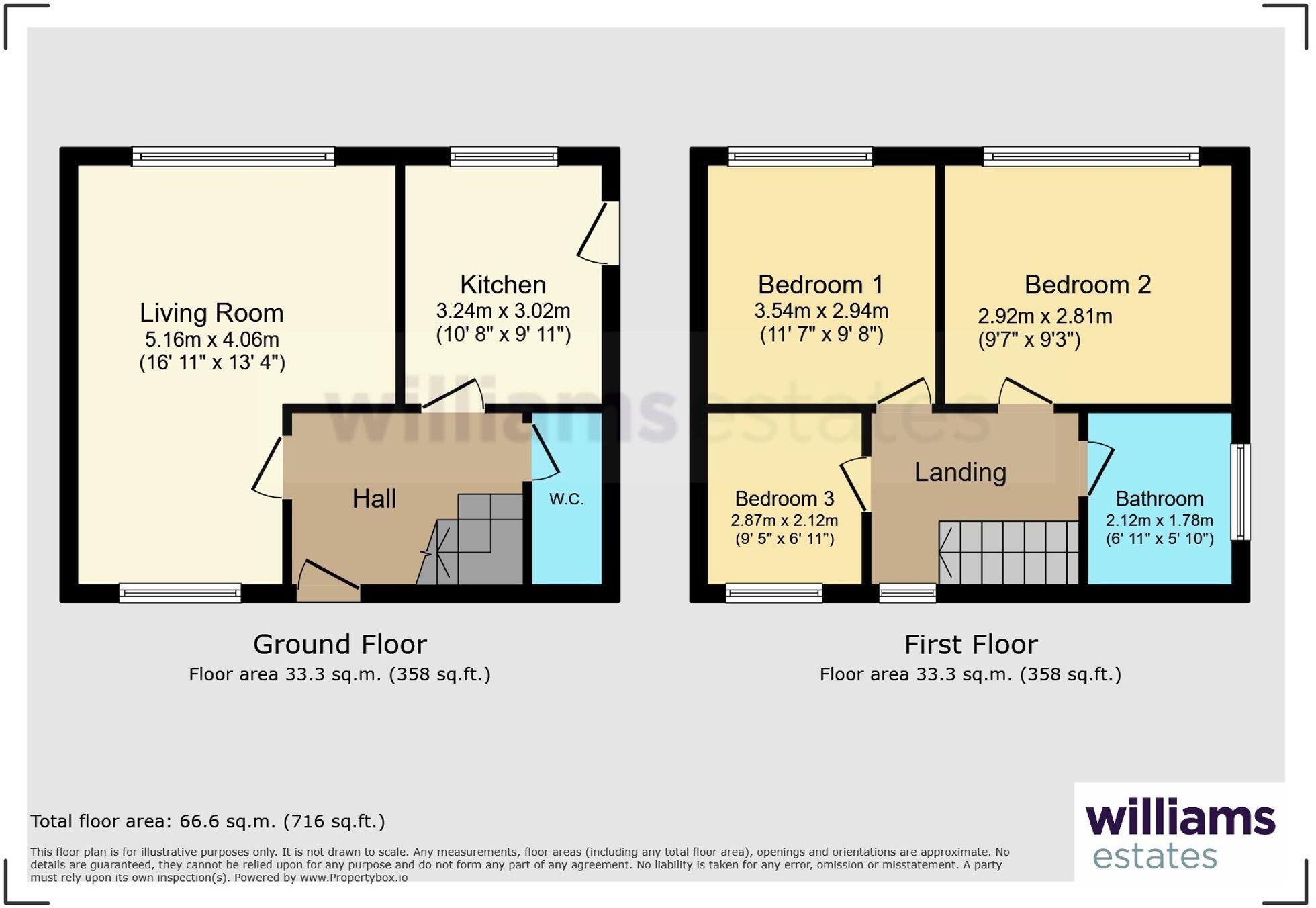 Bastion Road, Prestatyn, LL19 floorplan